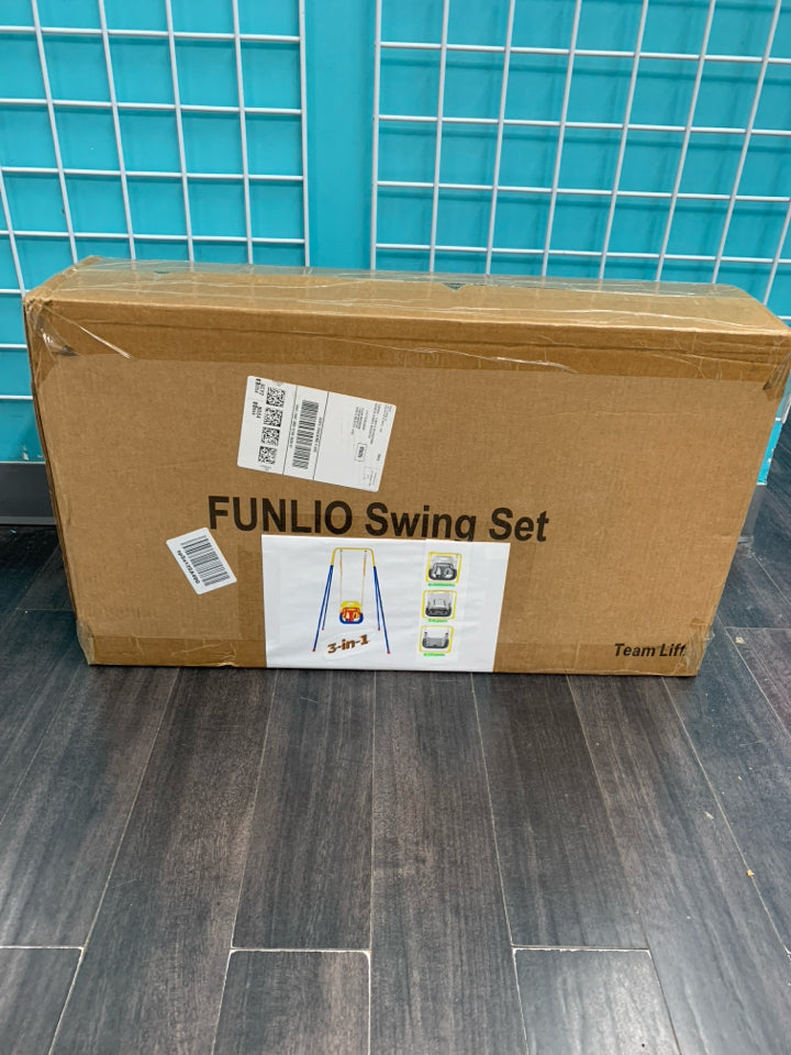 FUNLIO Swing Set in box