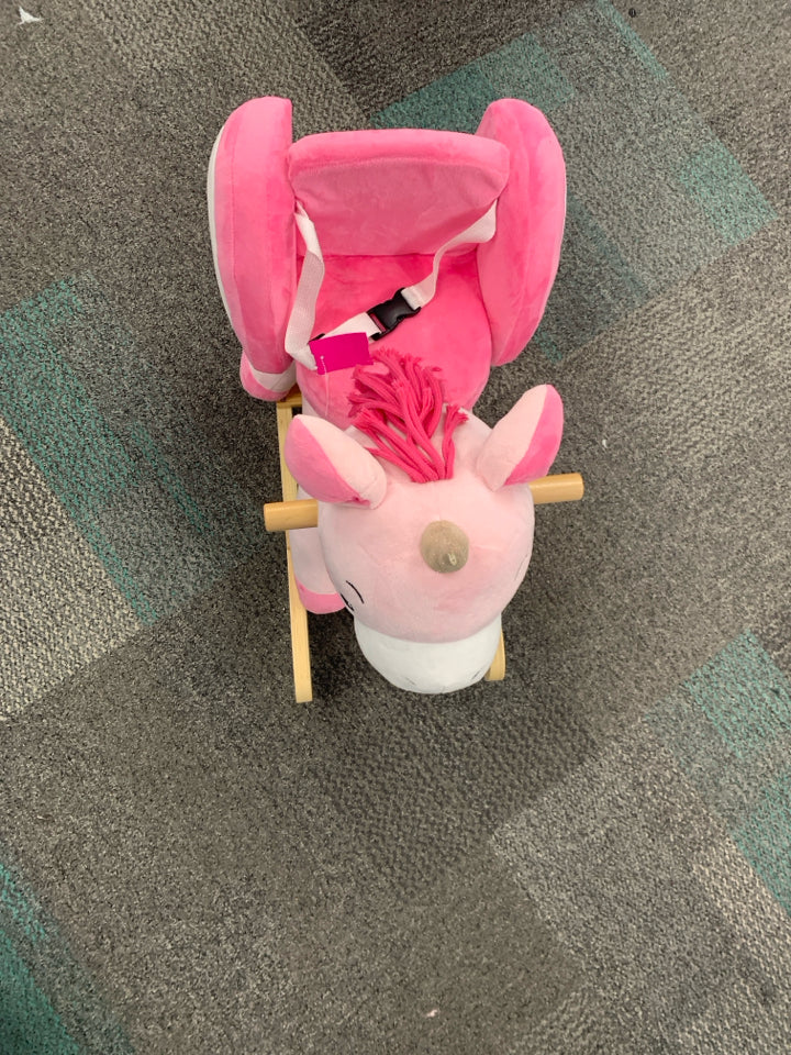 Pink unicorn rocker