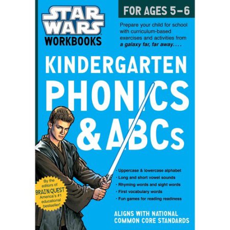 Star Wars Kindergarten Phonics & ABCs, for Ages 5-6 (Star Wars Workbooks) - Work