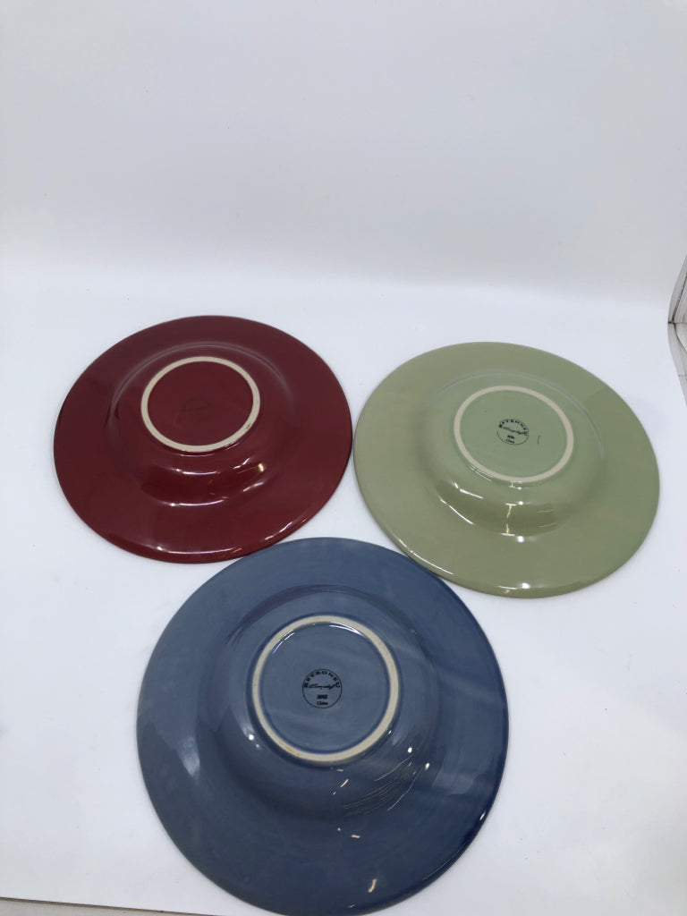 6 MULTI-COLOR RETRONEU SALAD BOWLS.