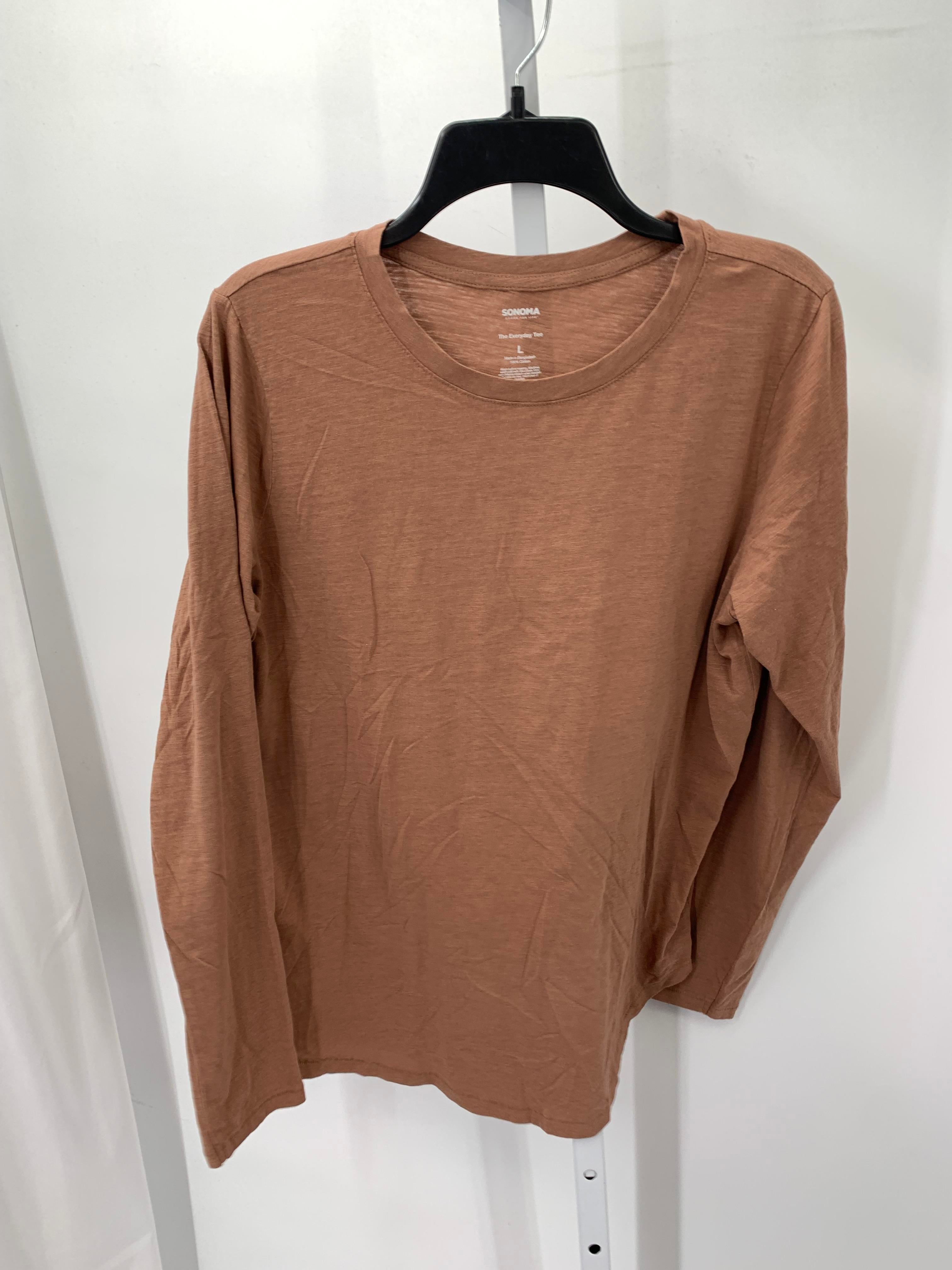 Sonoma Size Large Misses Long Sleeve Shirt