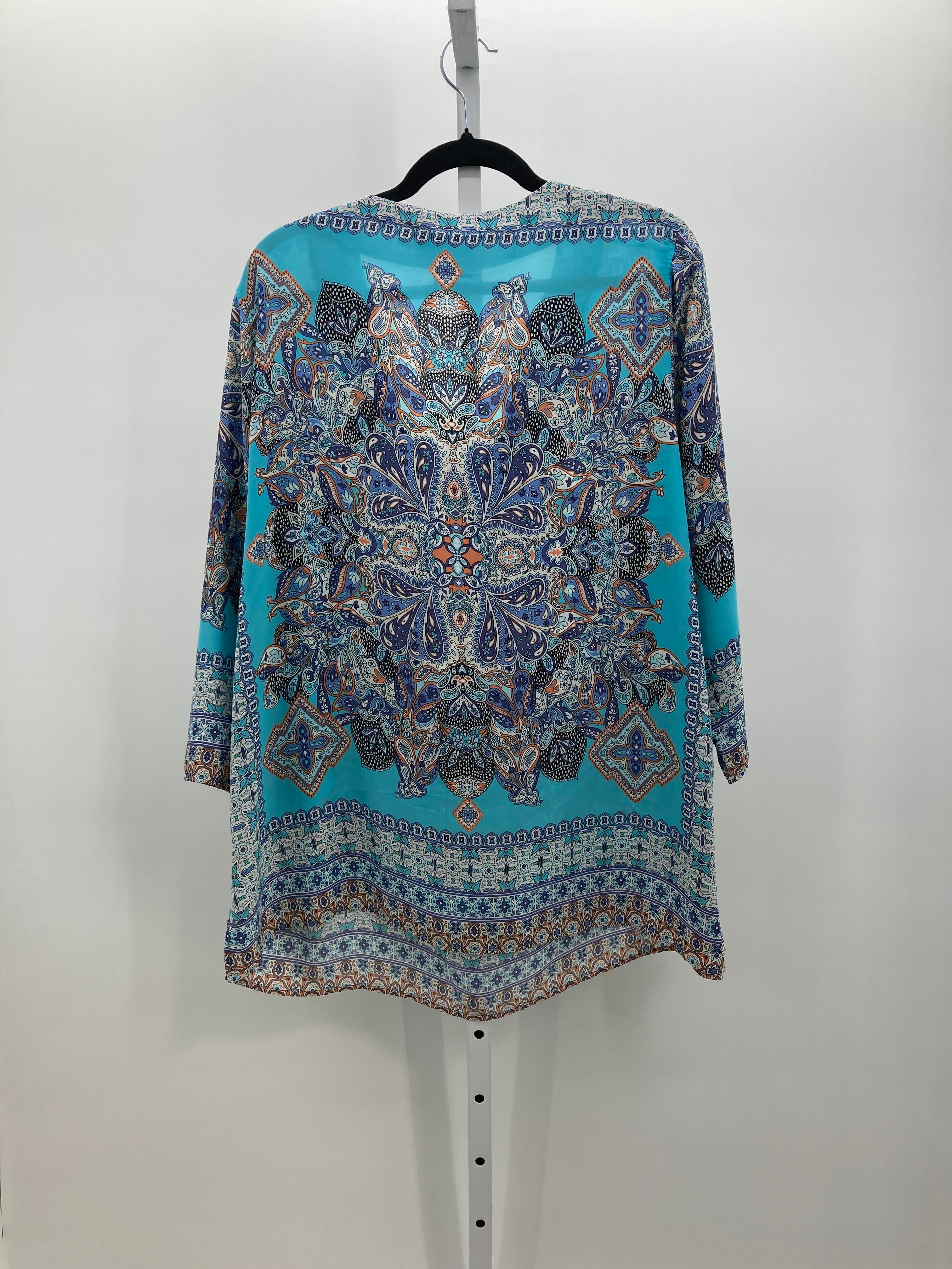 Cynthia Rowley Size 2X Womens 3/4 Sleeve Shirt