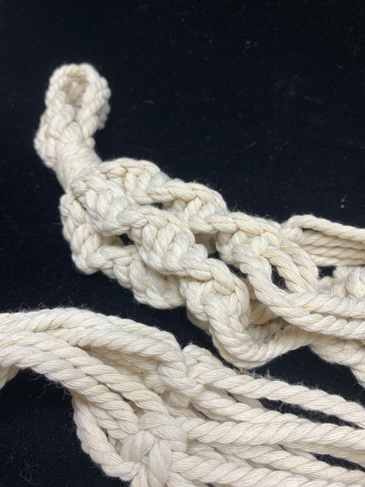 MACRAME PLANT HANGING.