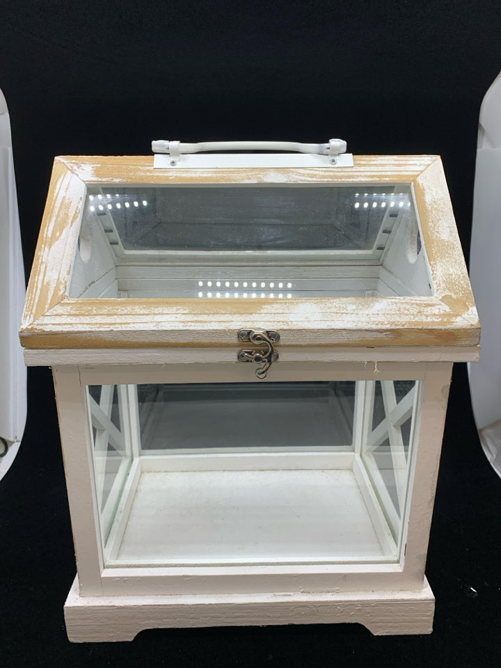 WHITE WOOD TERRARIUM.