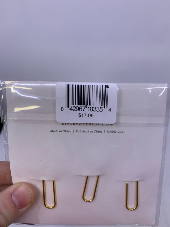 NIP 3 BUG ENAMEL PAPERCLIPS.