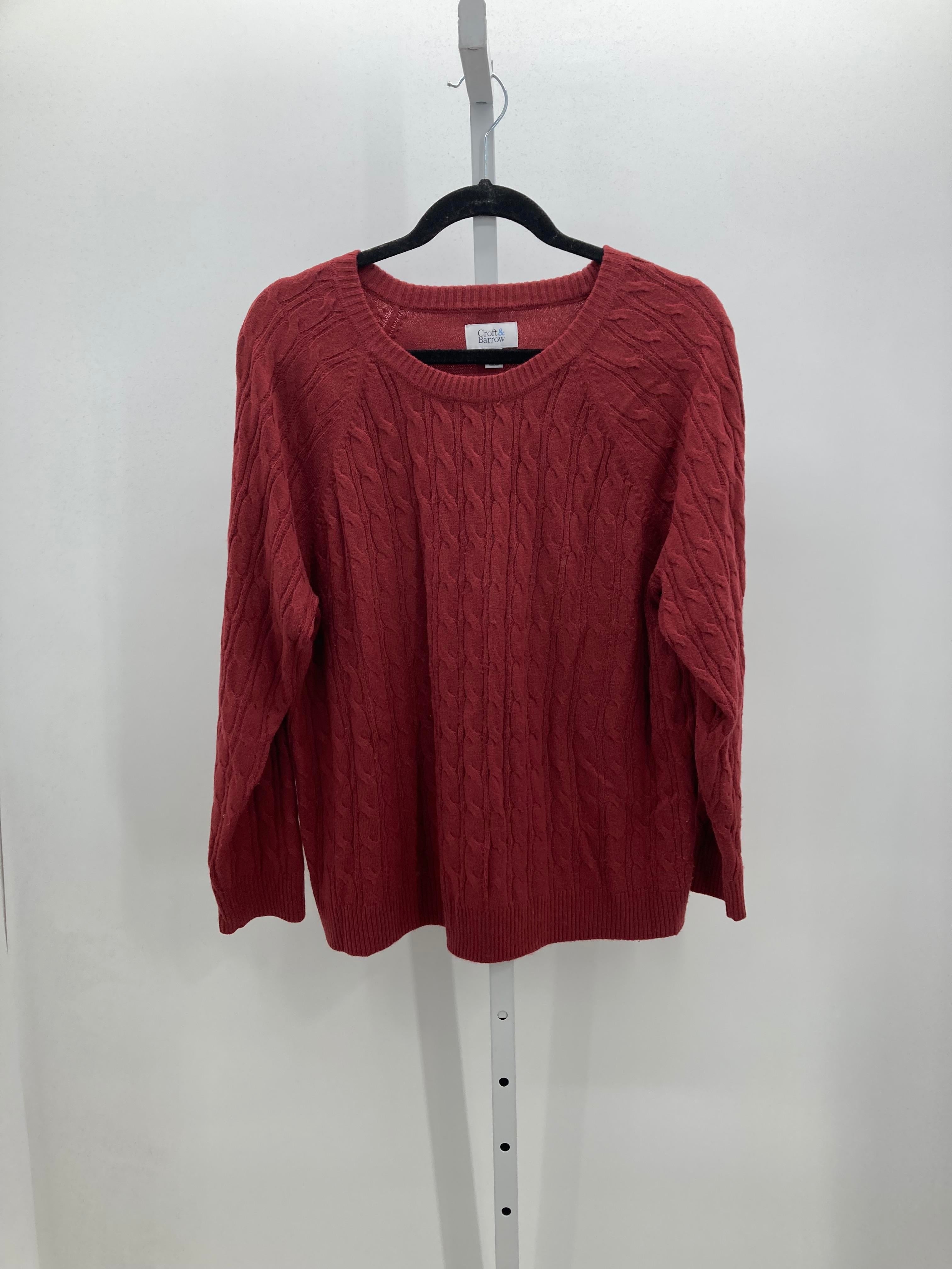 Croft & Barrow Size XX Large Petite Petite Long Slv Sweater