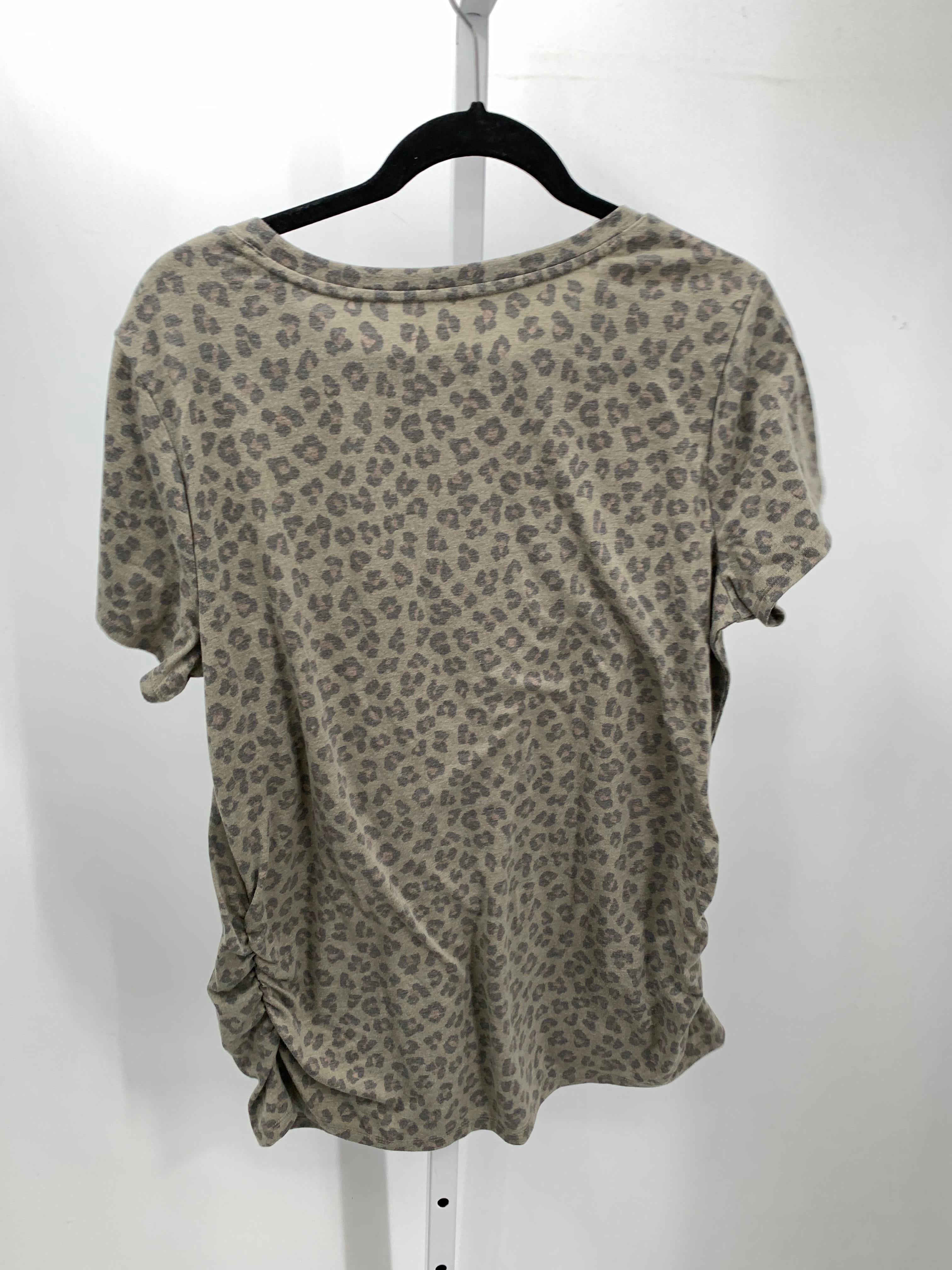 Sonoma Green Size Extra Large Maternity Short Sleeve Shirt
