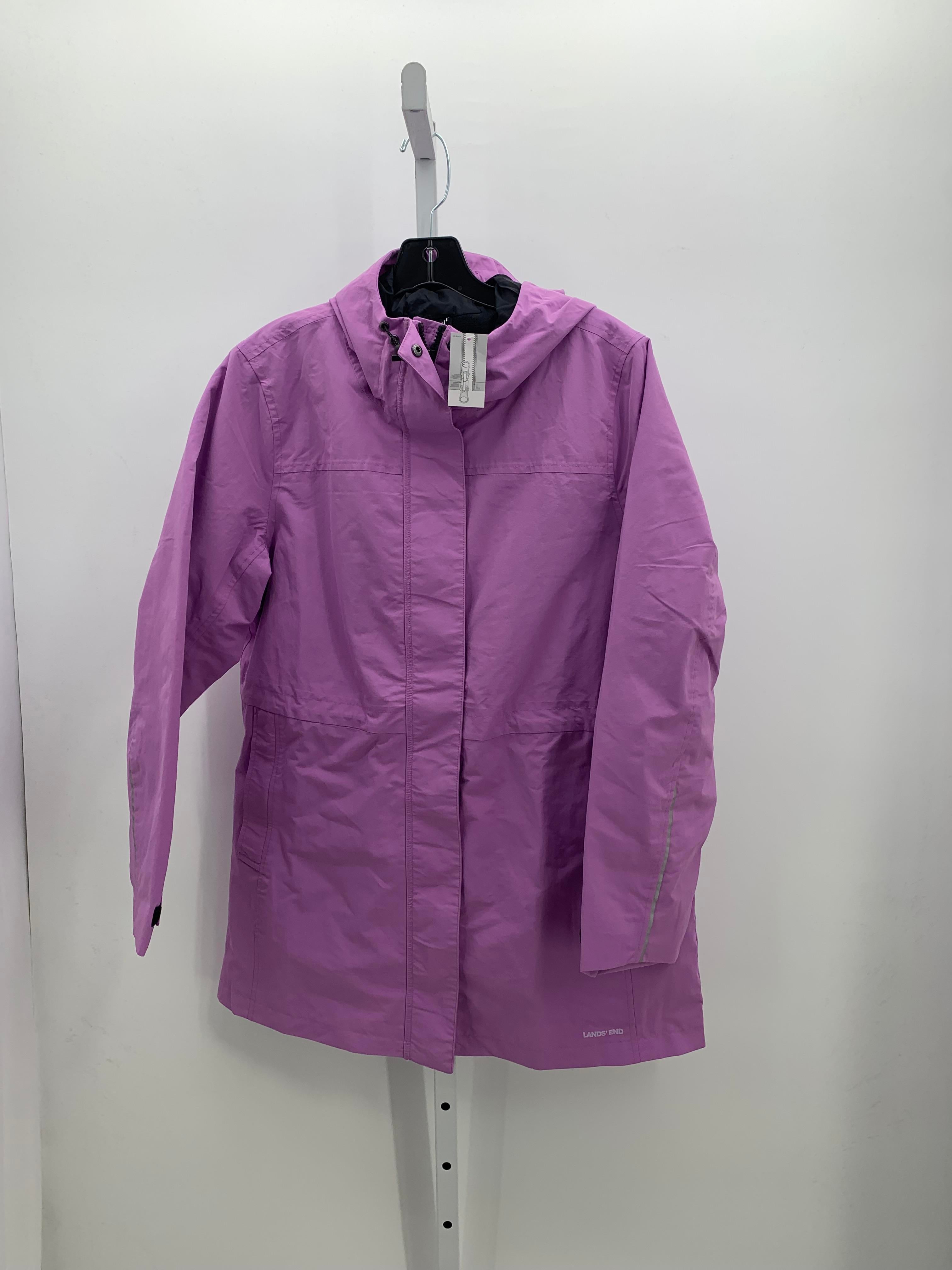 Lands End Size Medium Misses Lightweight Jacket