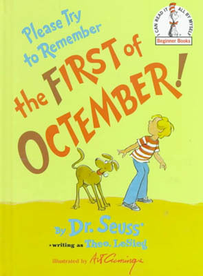 Please Try to Remember the First of Octember! by Theo LeSieg (Hardcover) - Dr Se