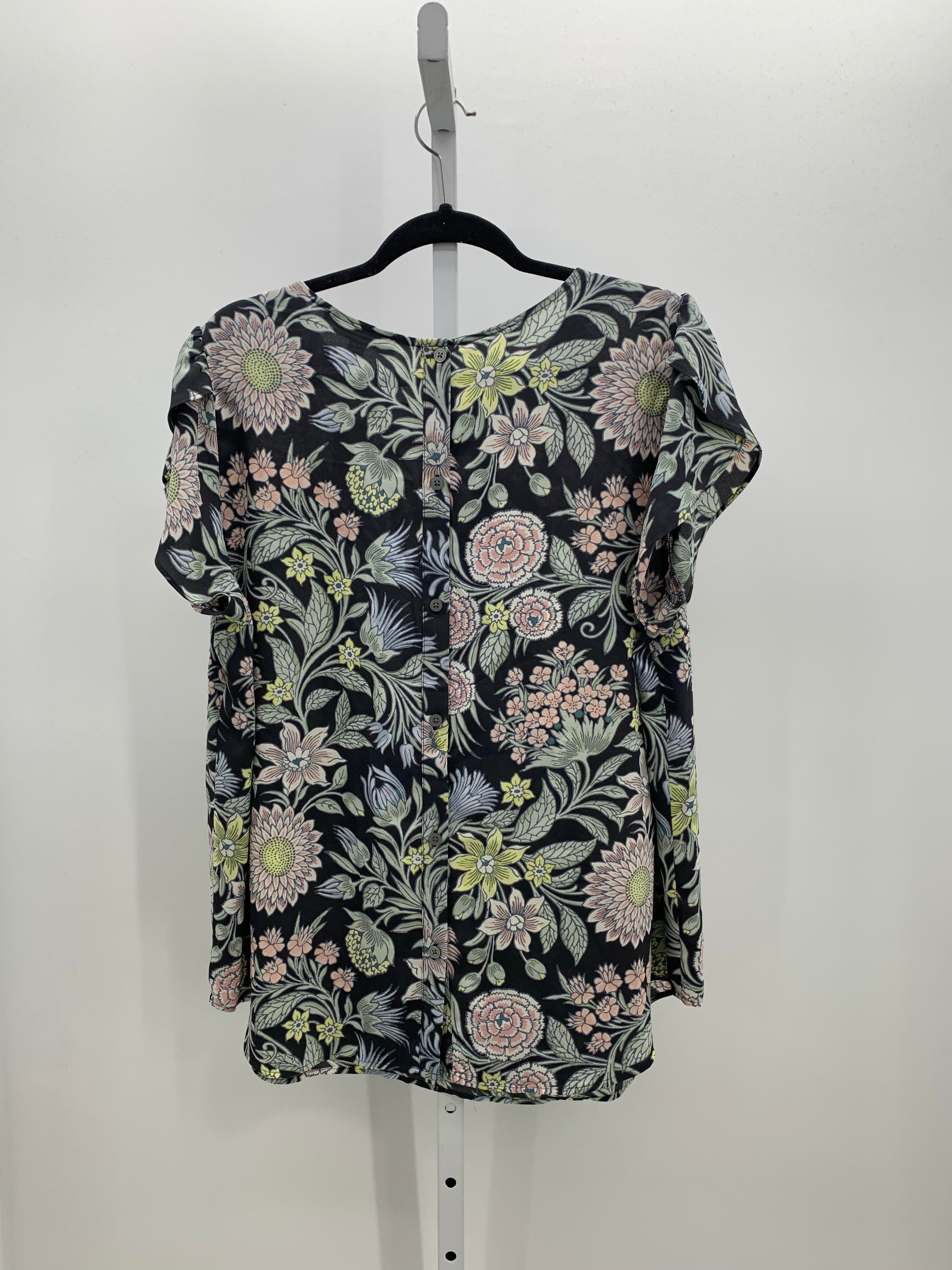 Loft Size 16 W Womens Short Sleeve Shirt