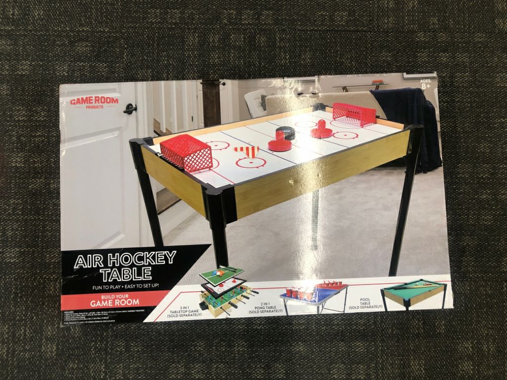 NIB 3 IN 1 AIR HOCKEY TABLE.