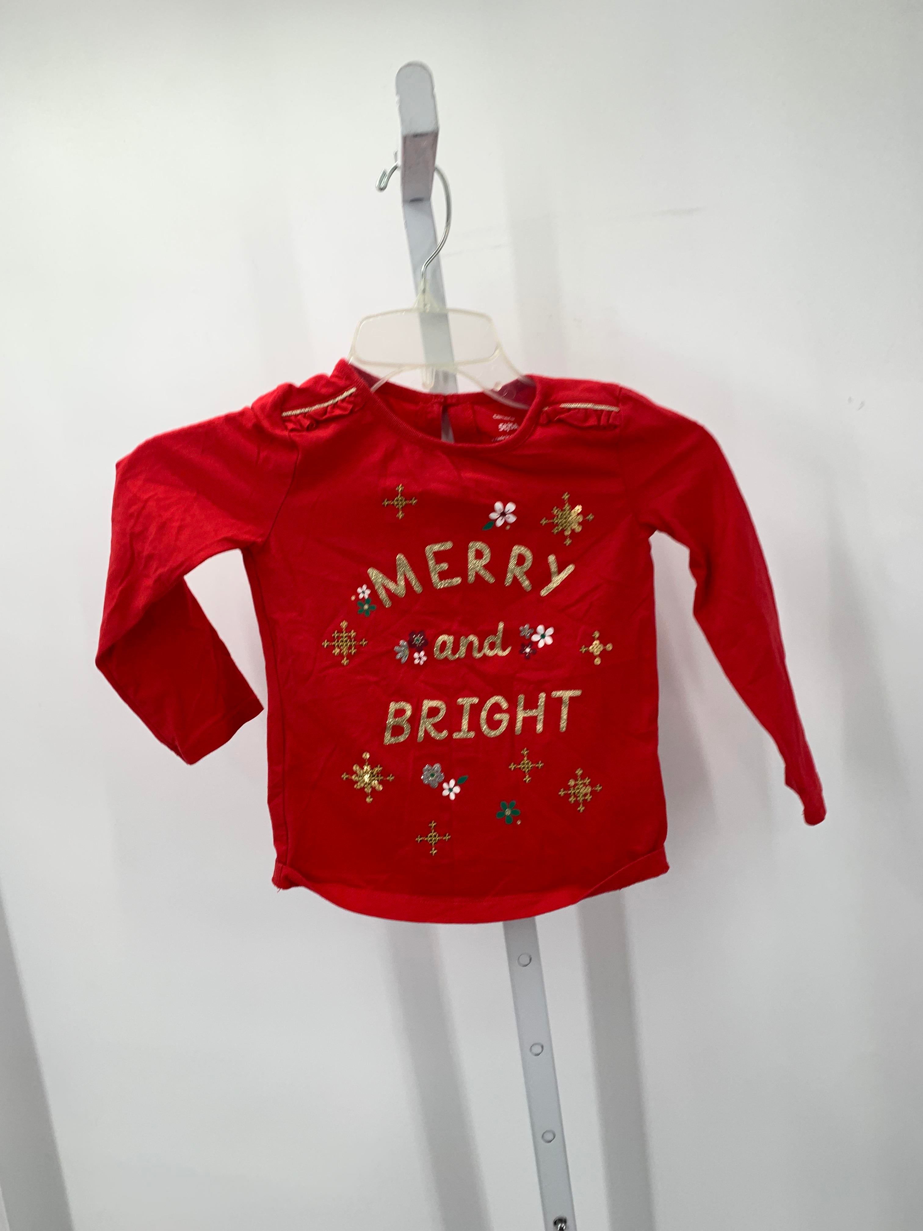 LONG SLV SHIRT MERRY AND BRIGHT