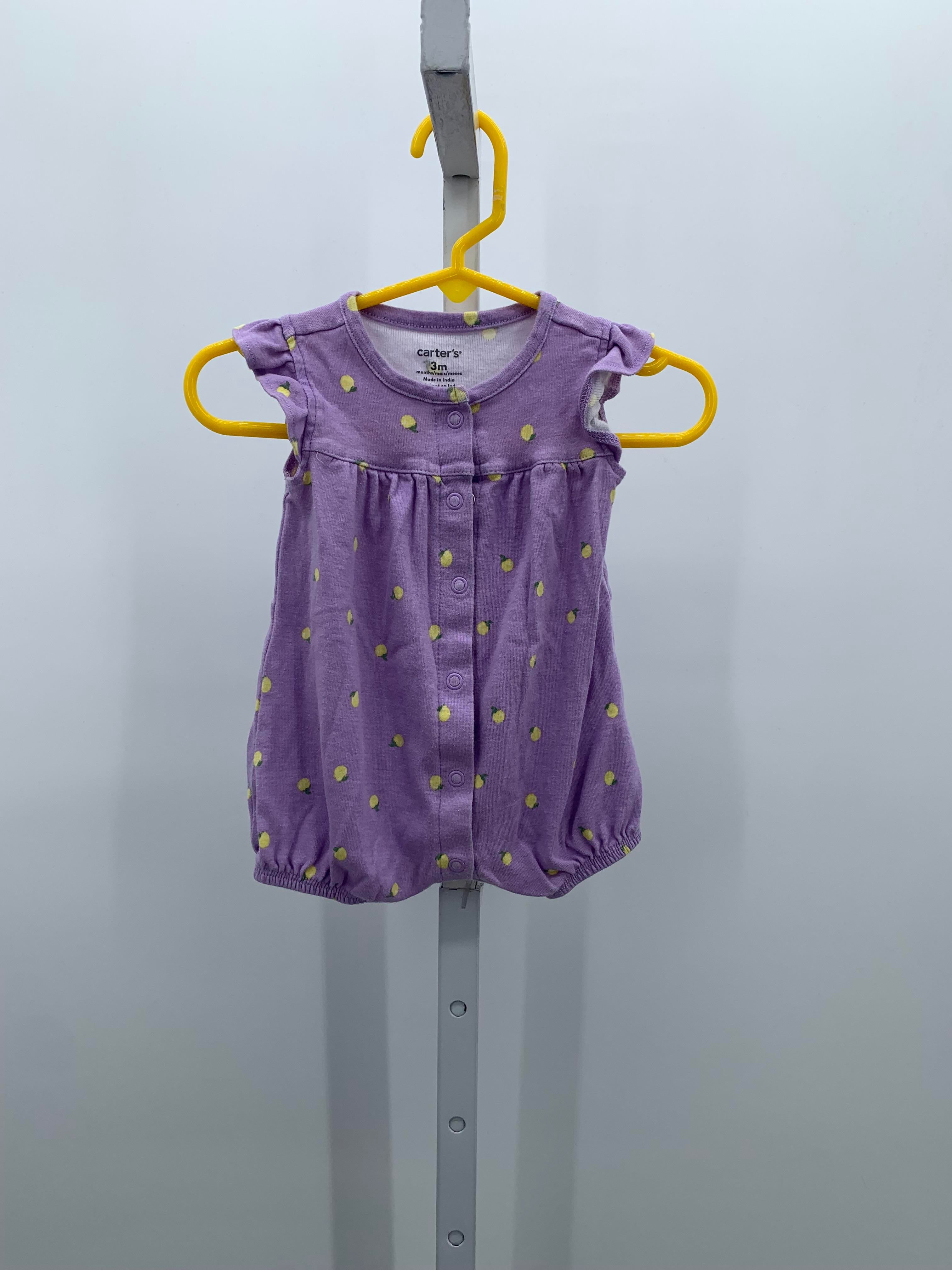 Carters Size 3 Months Girls Sleeveless Romper