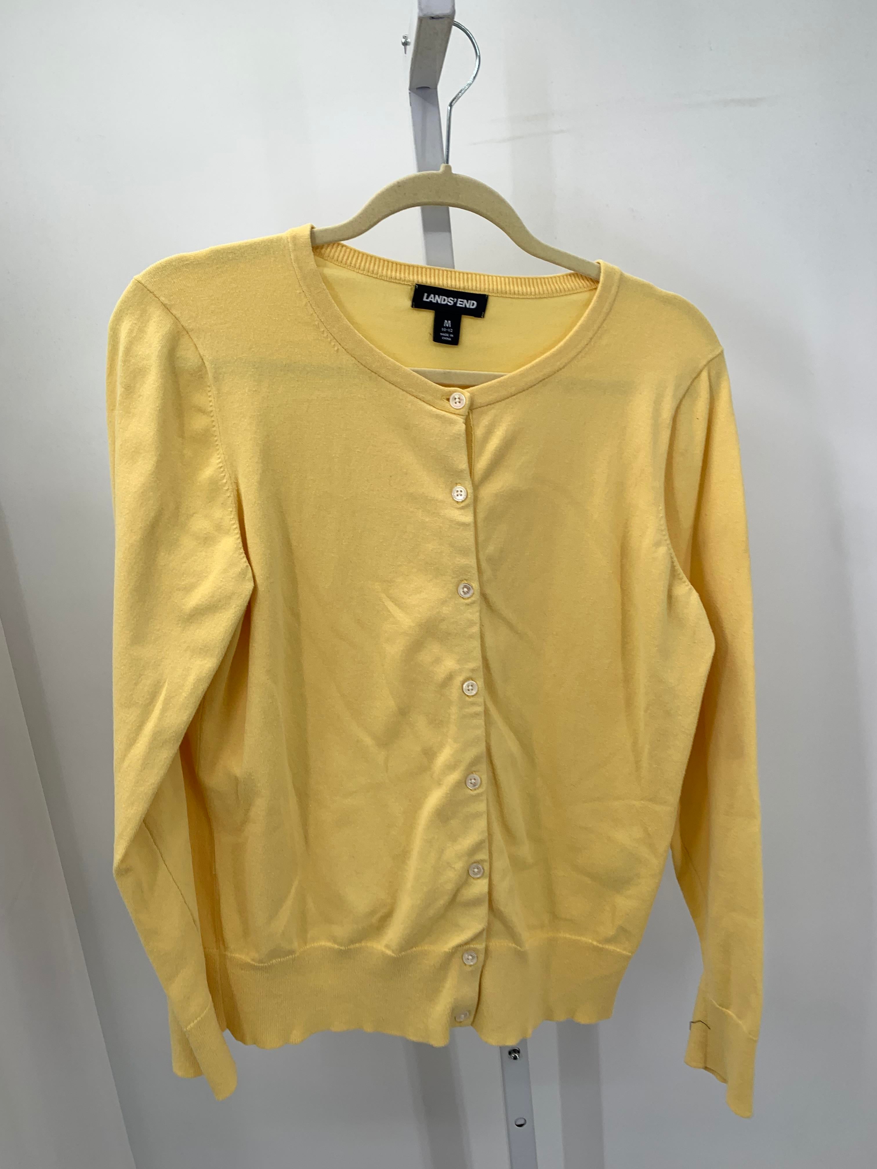 Lands End Size M Misses Long Slv Sweater