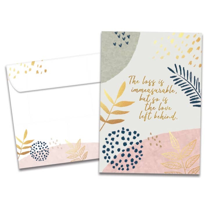 Immeasurable Loss, Sympathy Card
