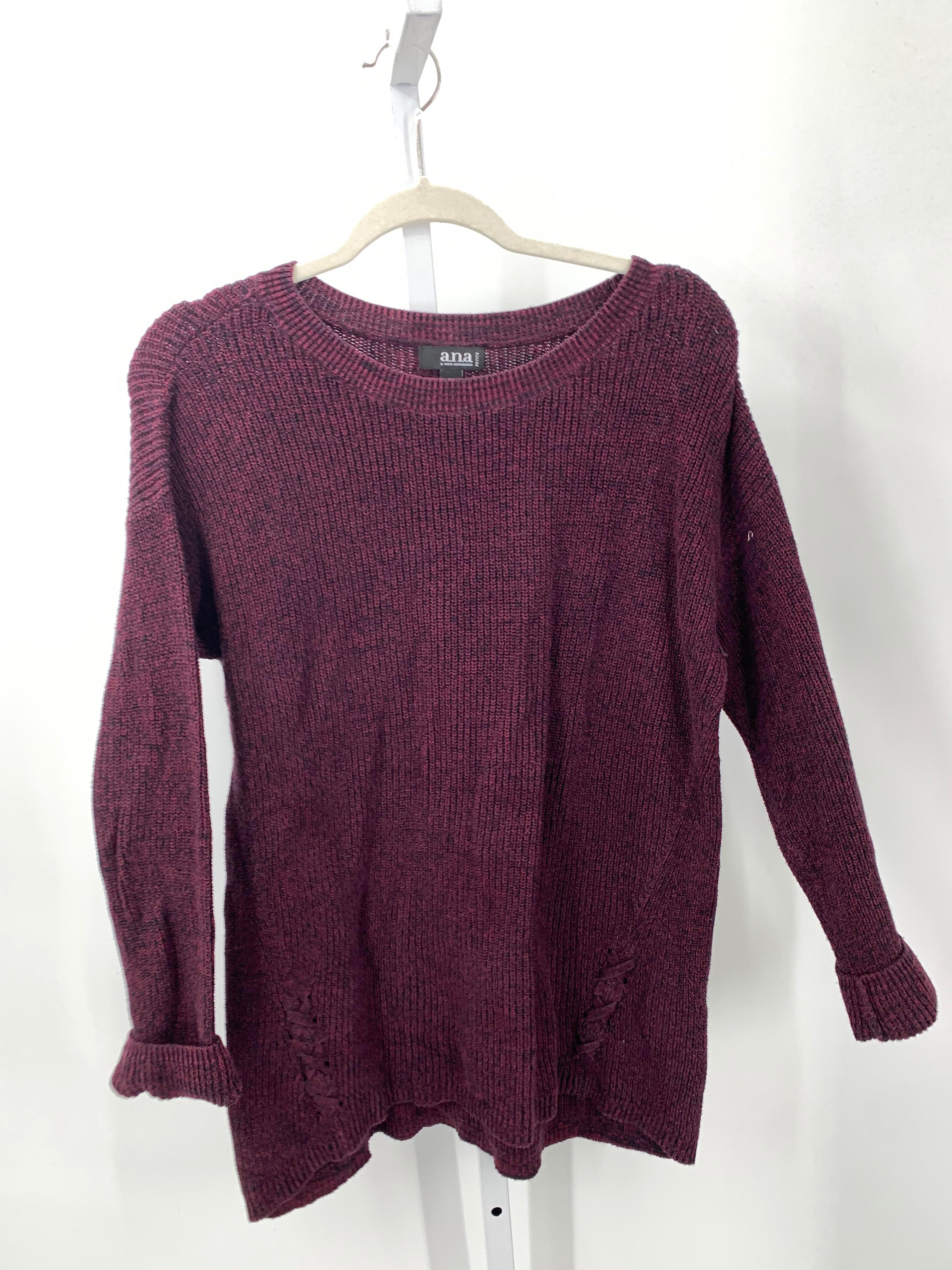 A.N.A. Size Large Petite Petite Long Slv Sweater