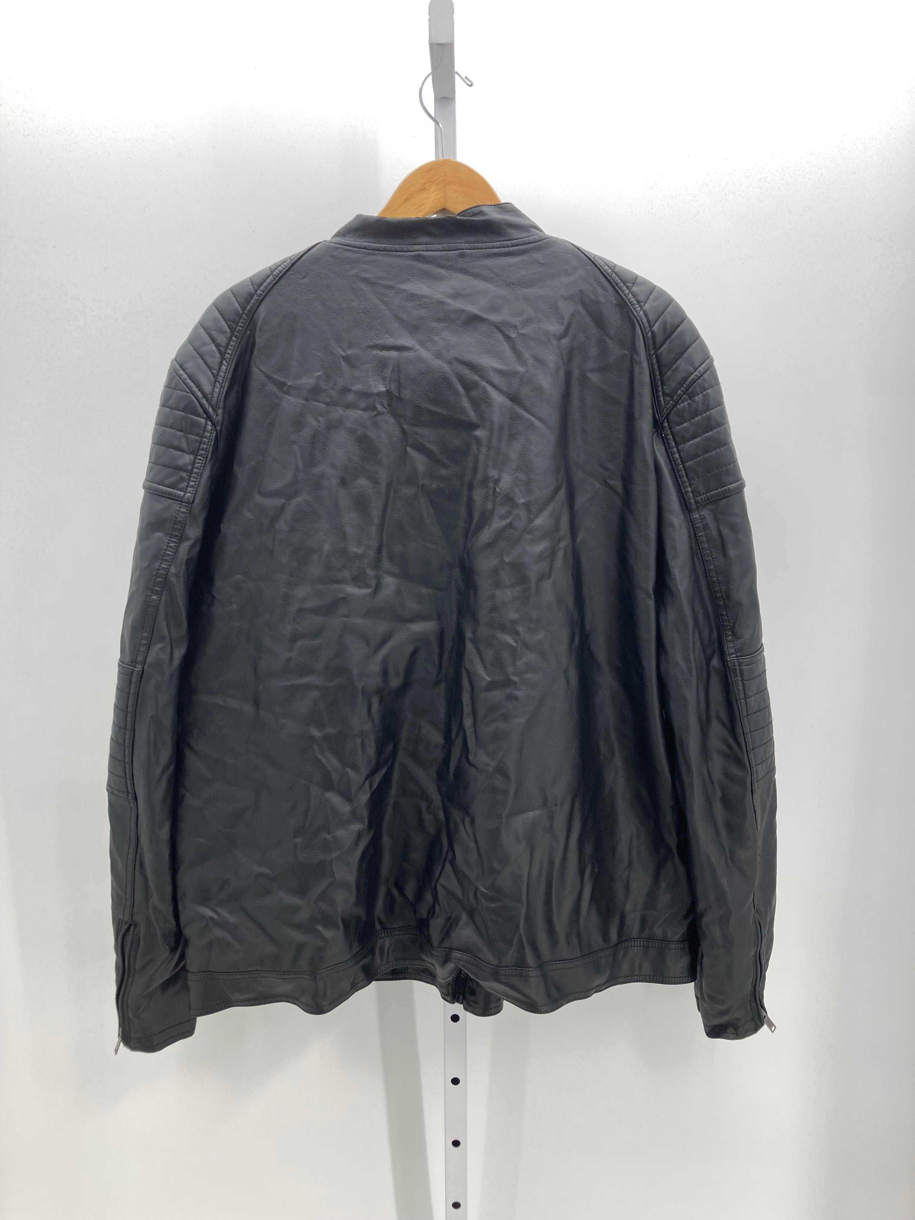 TALL FAUX LEATHER JACKET