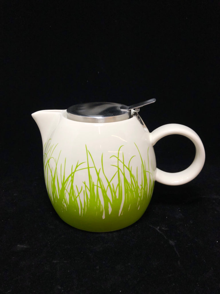 TEAFORTE GRASS TEAPOT.