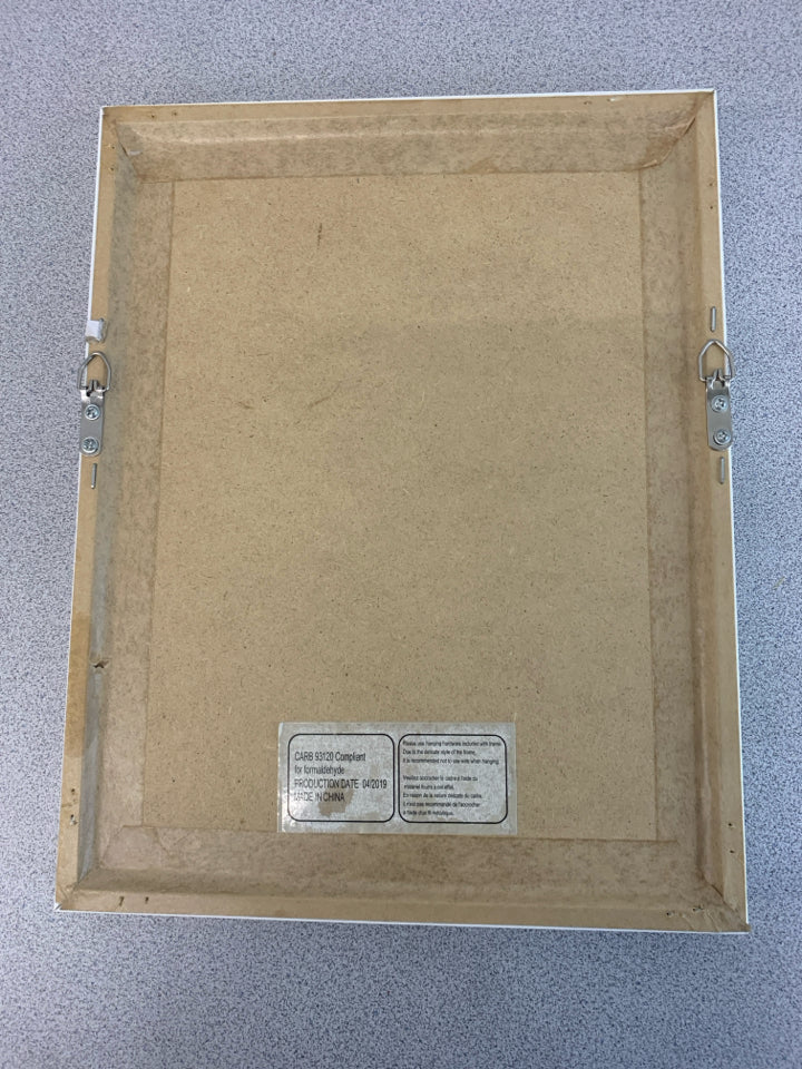 HELLO BEAUTIFUL IN WHITE WOOD FRAME.