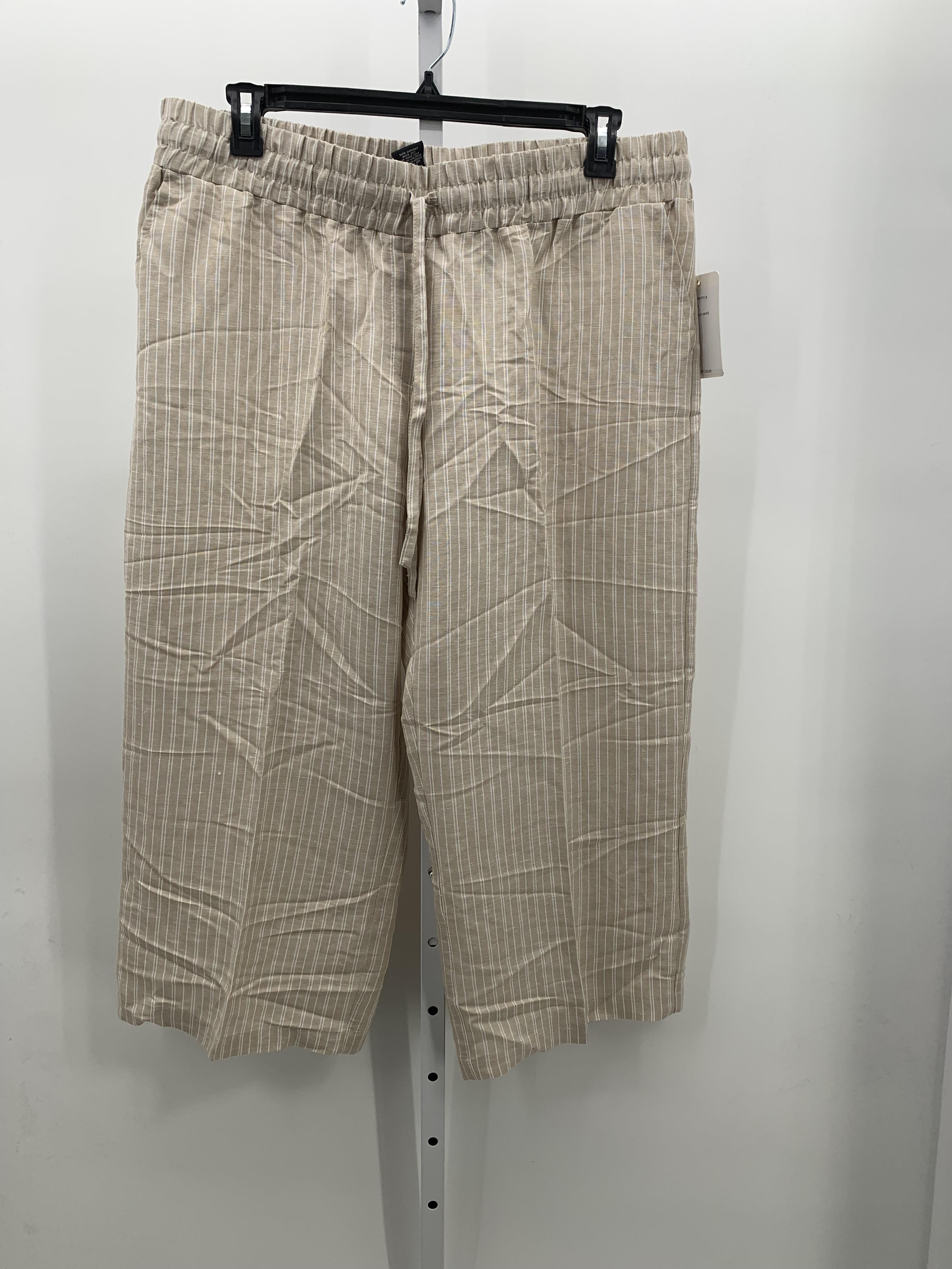 Zac & Rachel Size 1X Womens Cropped Pants