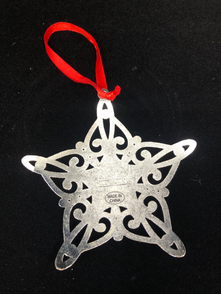 LENOX STAR ORNAMENT W/JEWELS.