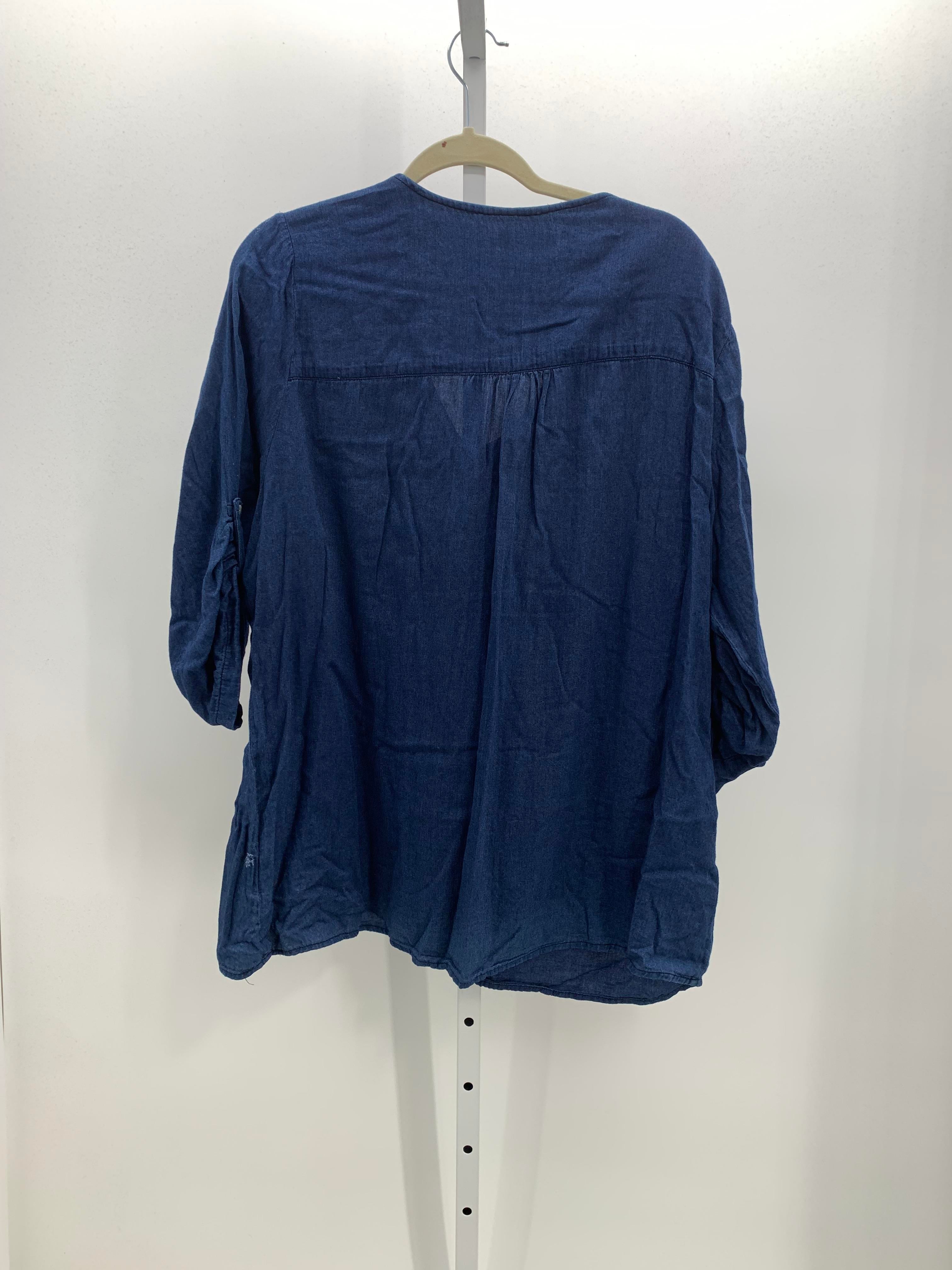 Karen Kane Size 2X Womens 3/4 Sleeve Shirt