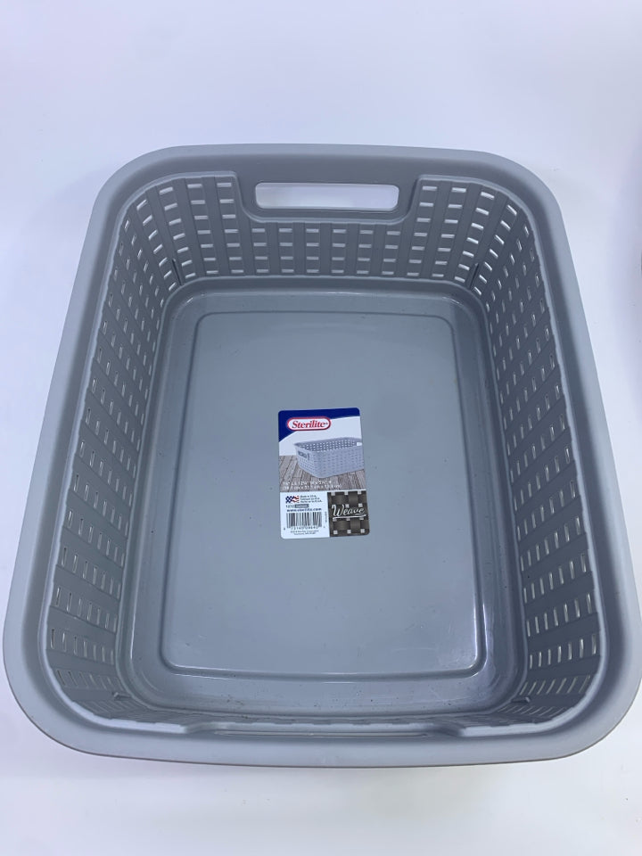 GREY WEAVE STERILTE CONTAINER.