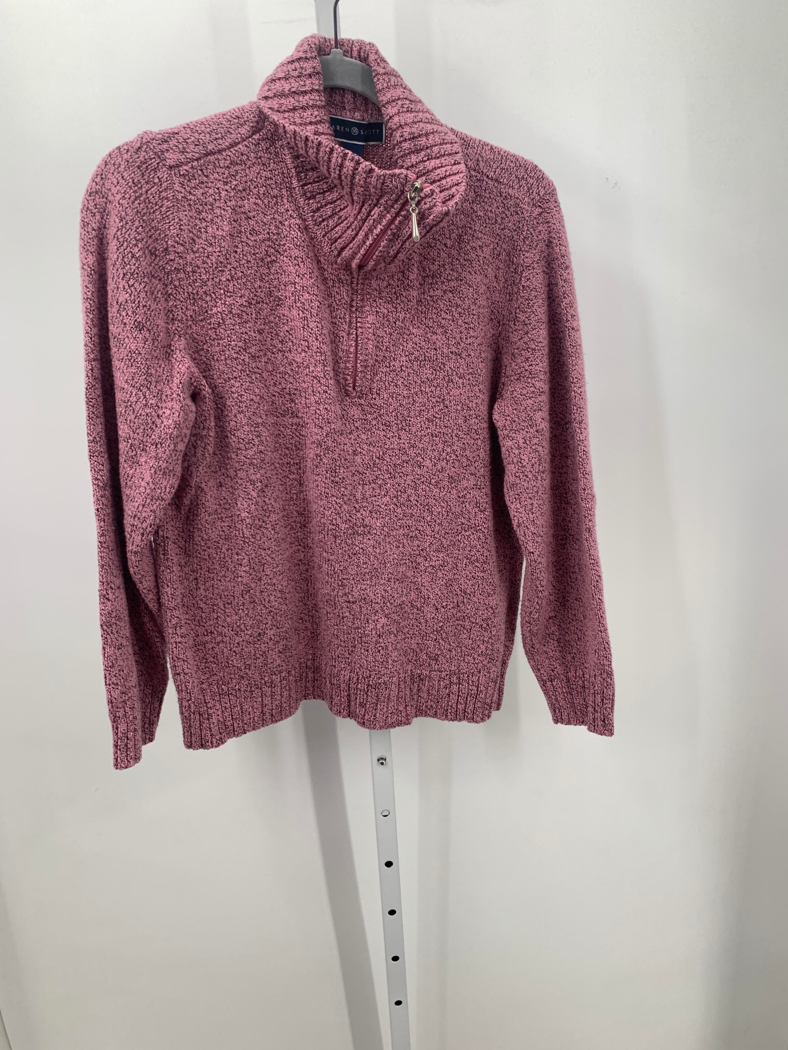 Karen Scott Size Large Misses Long Slv Sweater