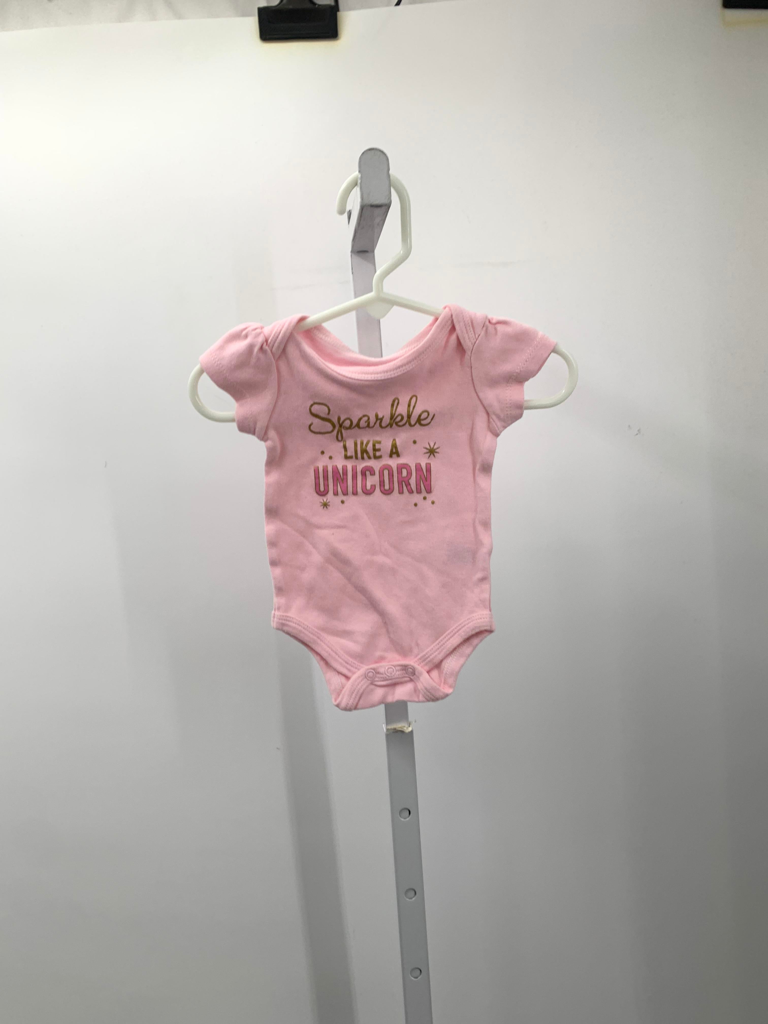 Size 0-3 months Girls Short Sleeve Shirt