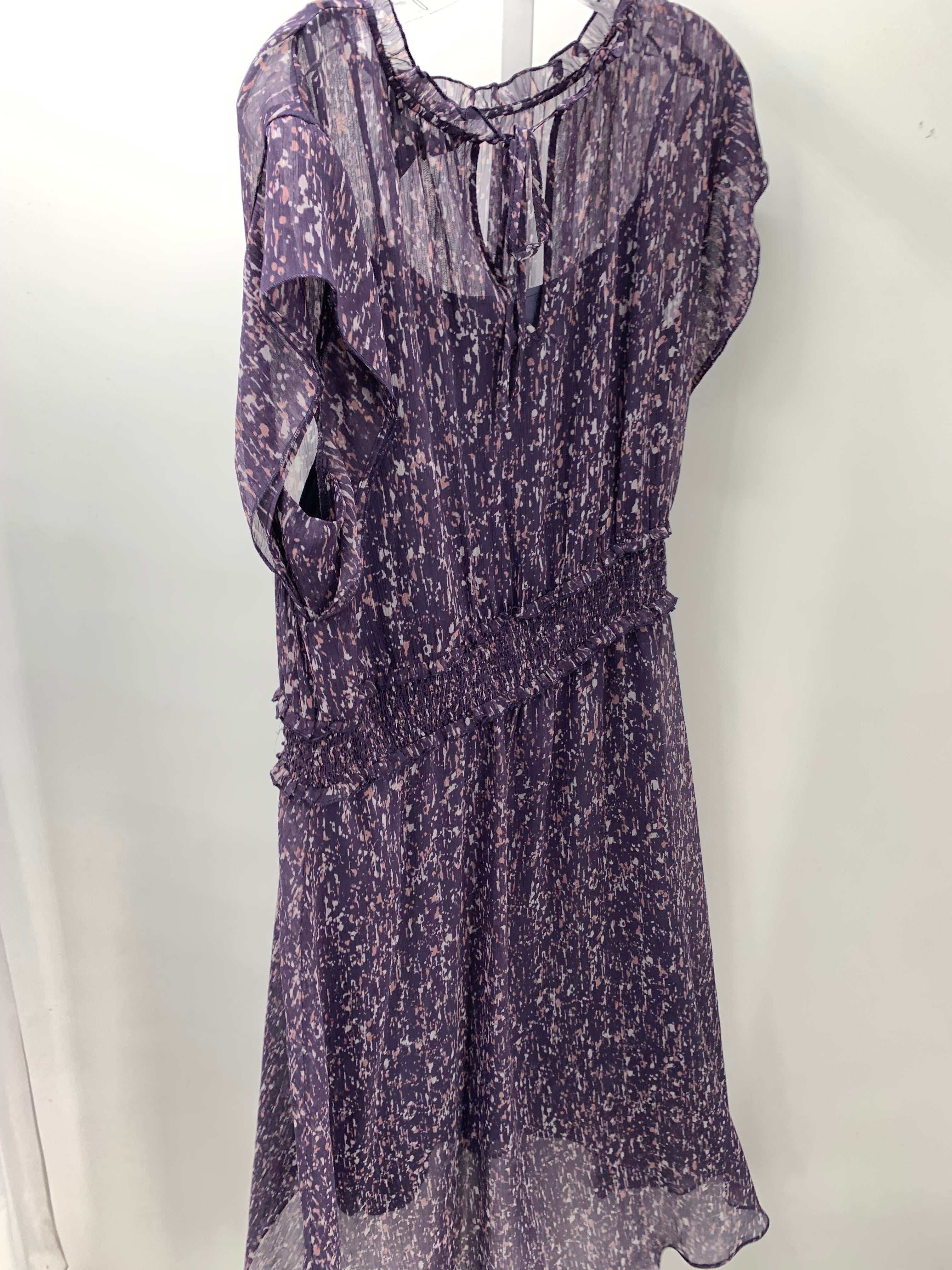 Vera Wang Size XXL Misses Short Sleeve Dress