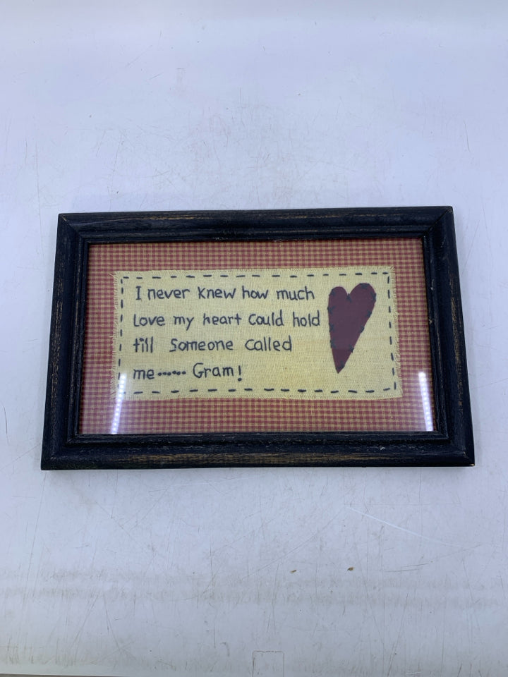 I NEVER KNEW HOW MUCH PRIMITIVE STYLE WALL HANGING.