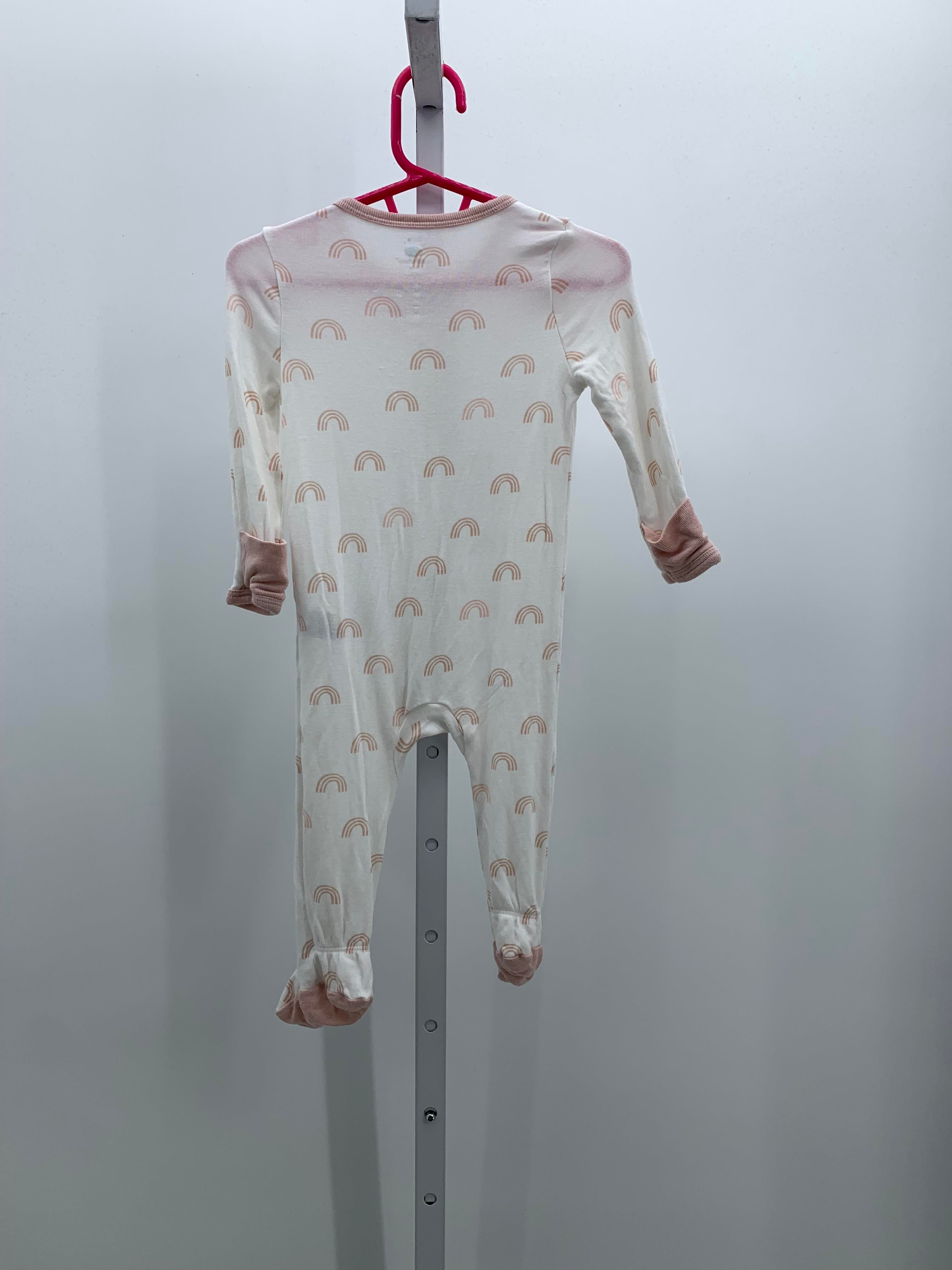 Cloud Island Size 6-9 mon Girls Long Slv. Romper