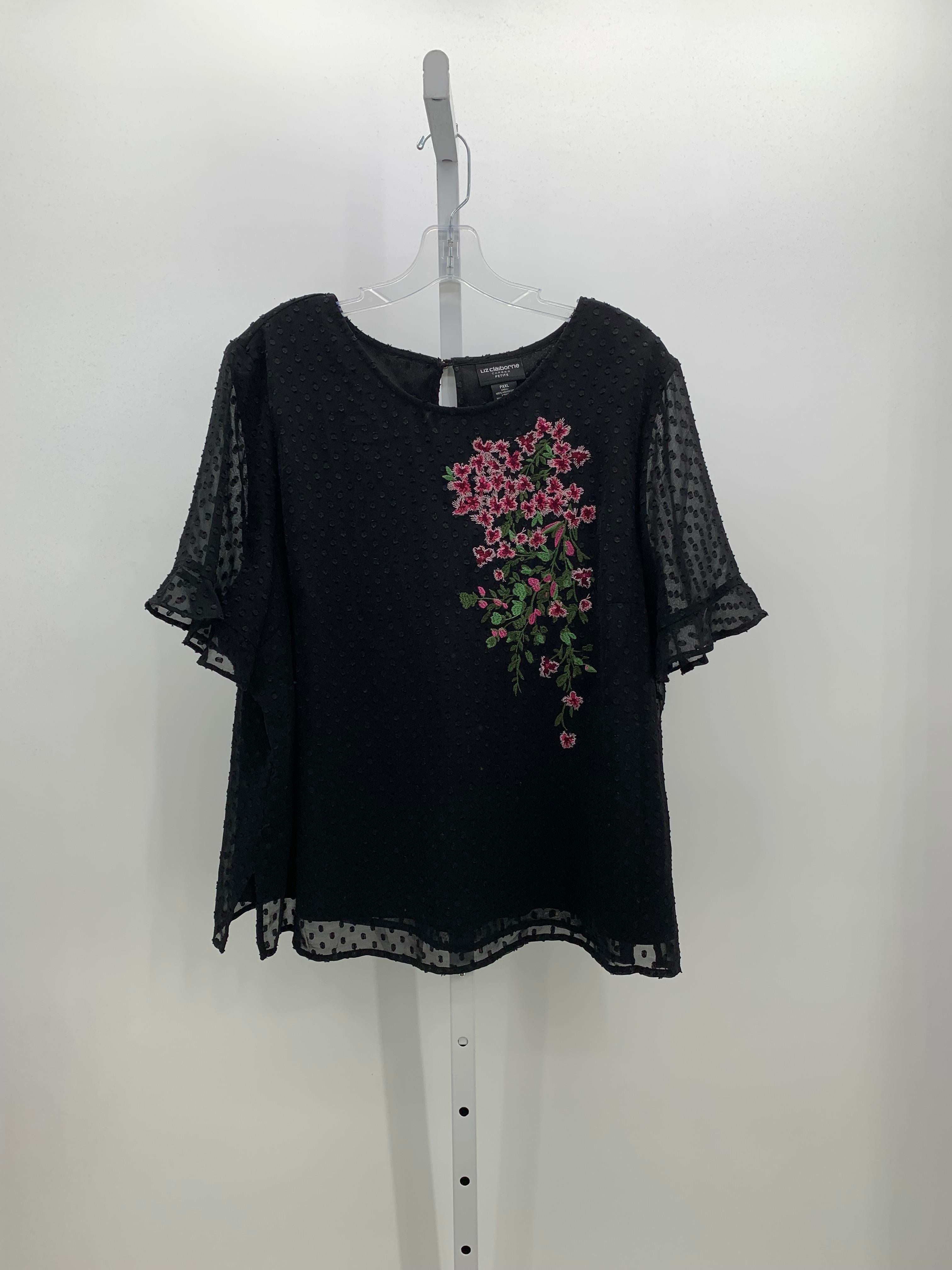 Liz Claiborne Size XX Large Petite Petite Short Sleeve Shirt