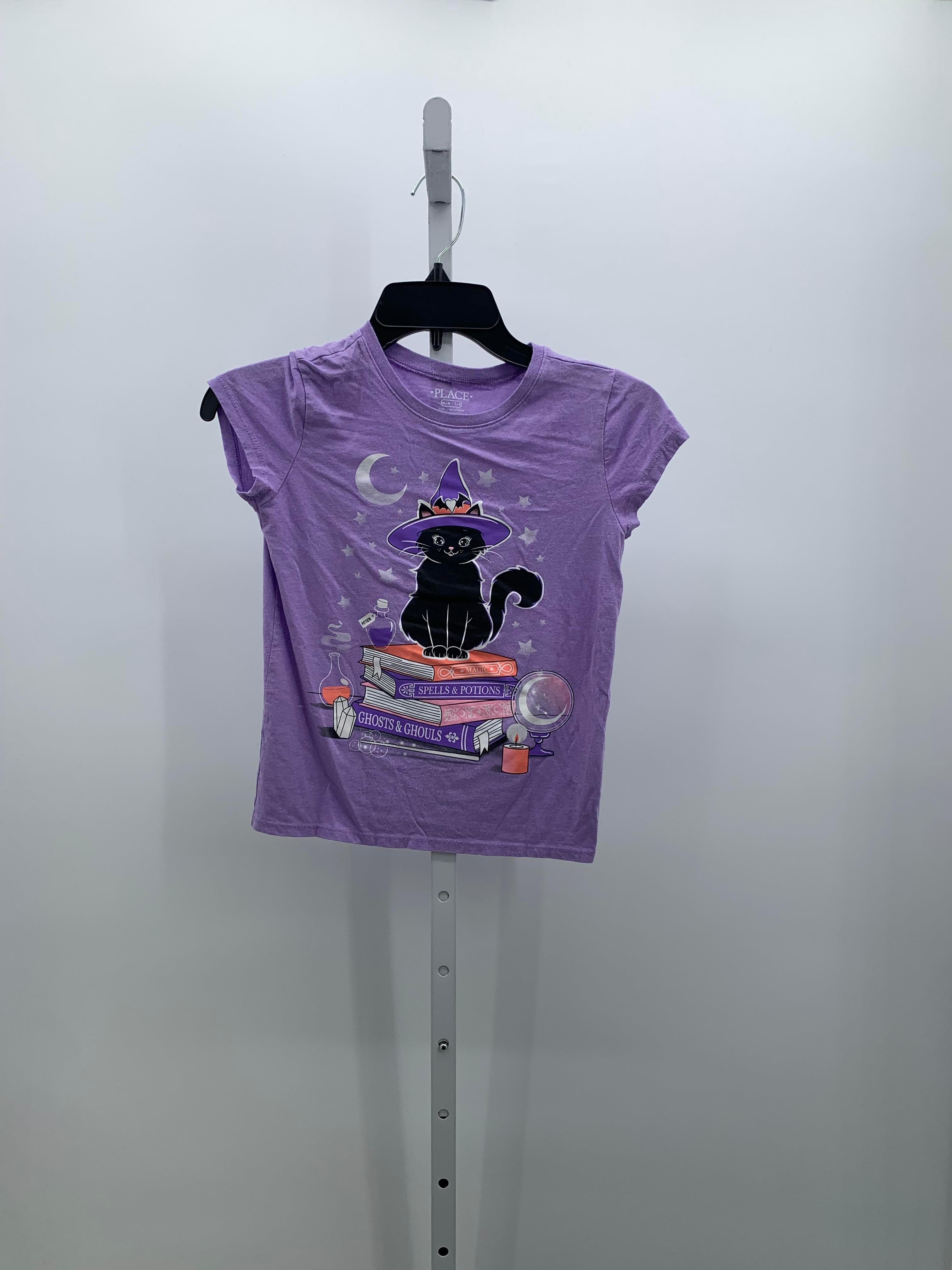 SHORT SLEEVE SHIRT WITCH CAT SPELLS