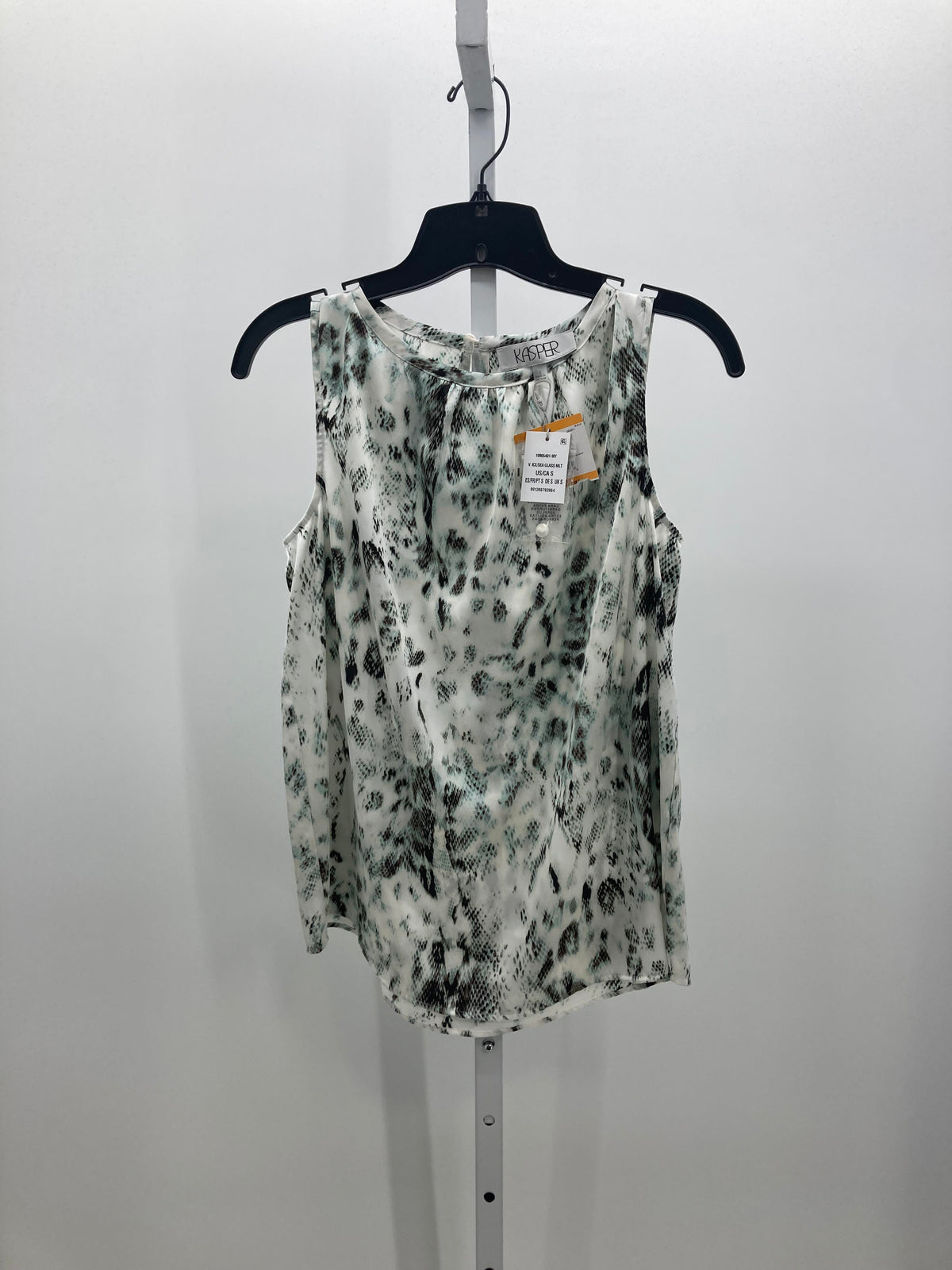 Kasper Size Small Misses Sleeveless Shirt