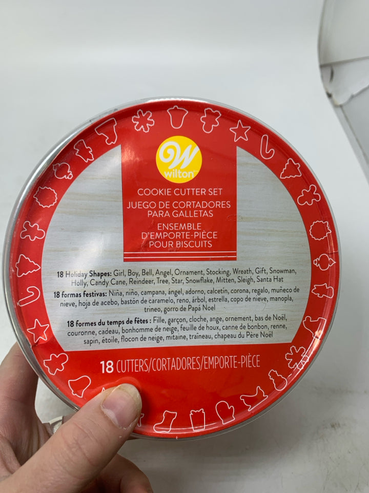 NIP WILTON ASSORTED COOKIE CUTTERS.