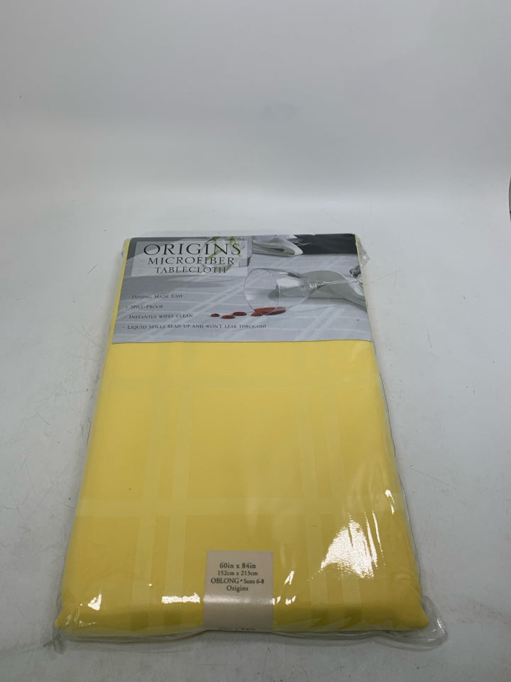 NIB MICROFIBER TABLECLOTH.
