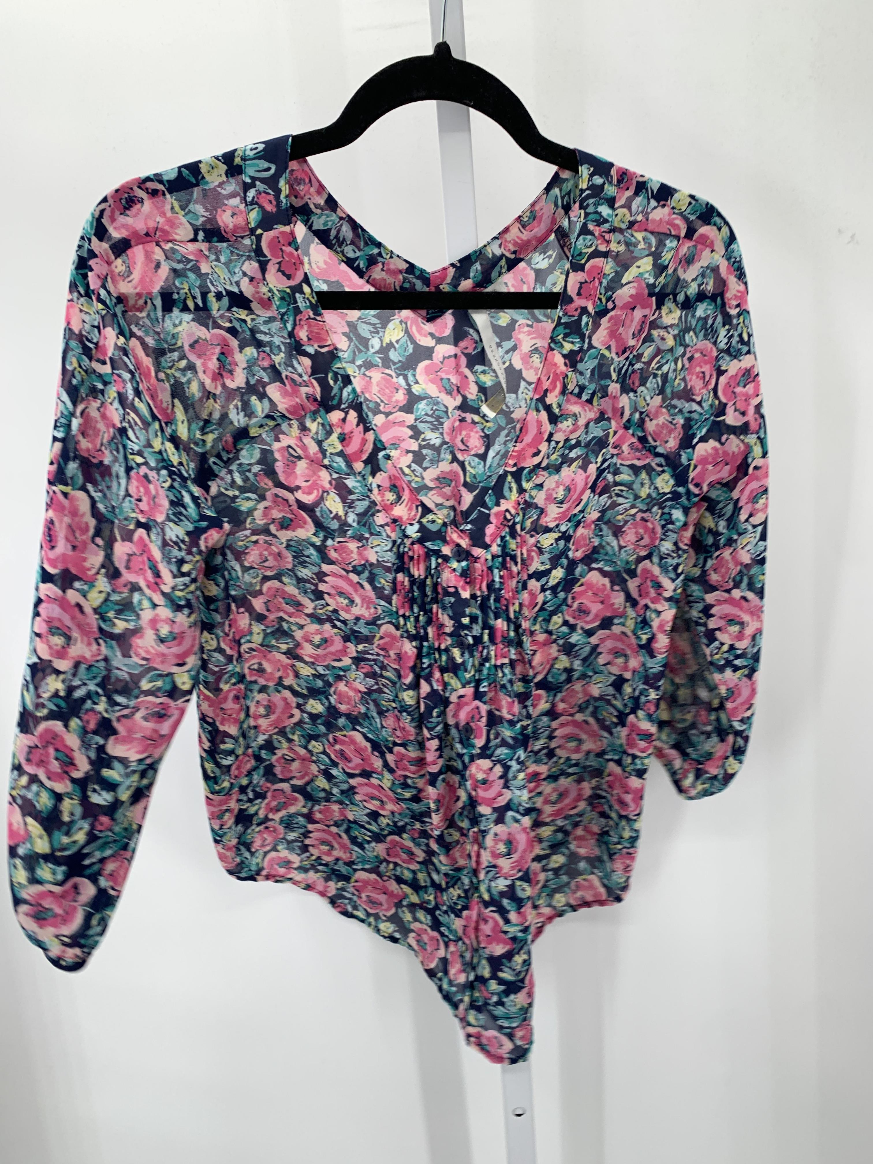 Lauren Conrad Size X Small Misses 3/4 Sleeve Shirt