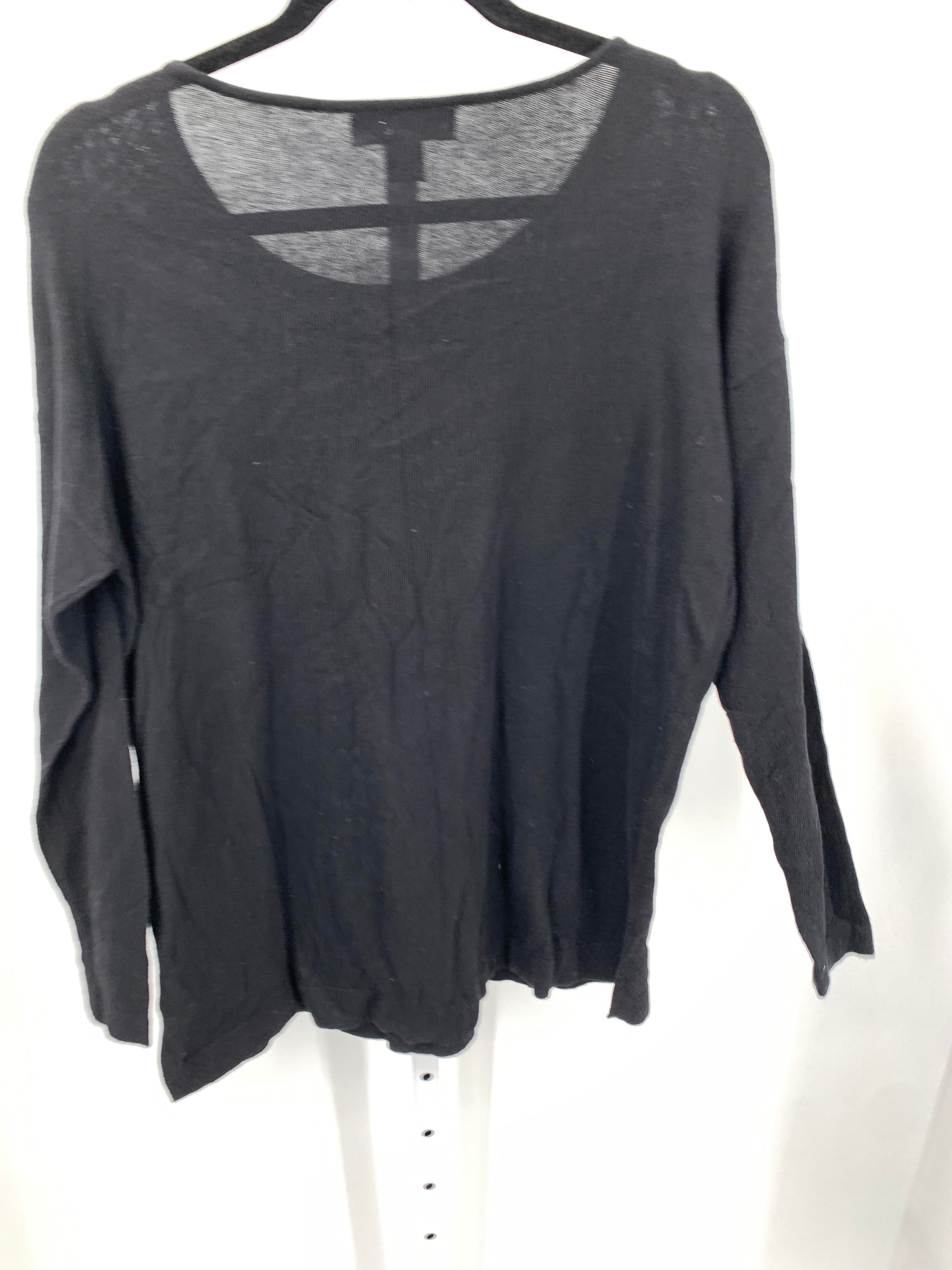August Silk Size Medium Misses Long Slv Sweater