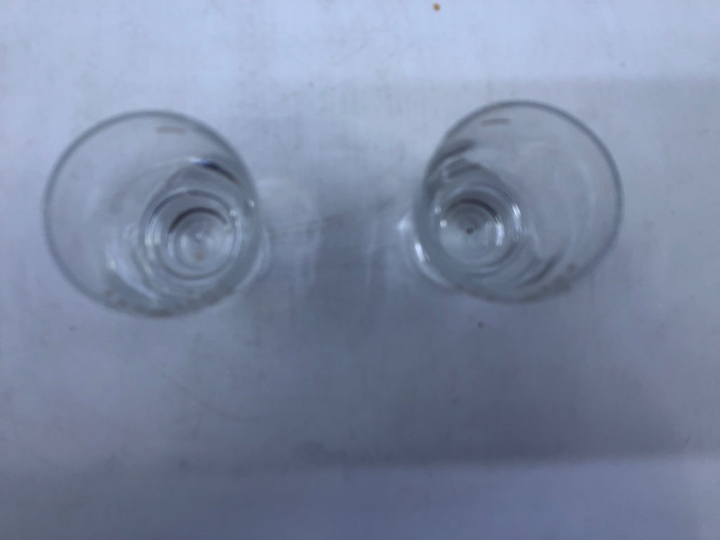 2 SHERIDAN'S VTG SHOT GLASSES.