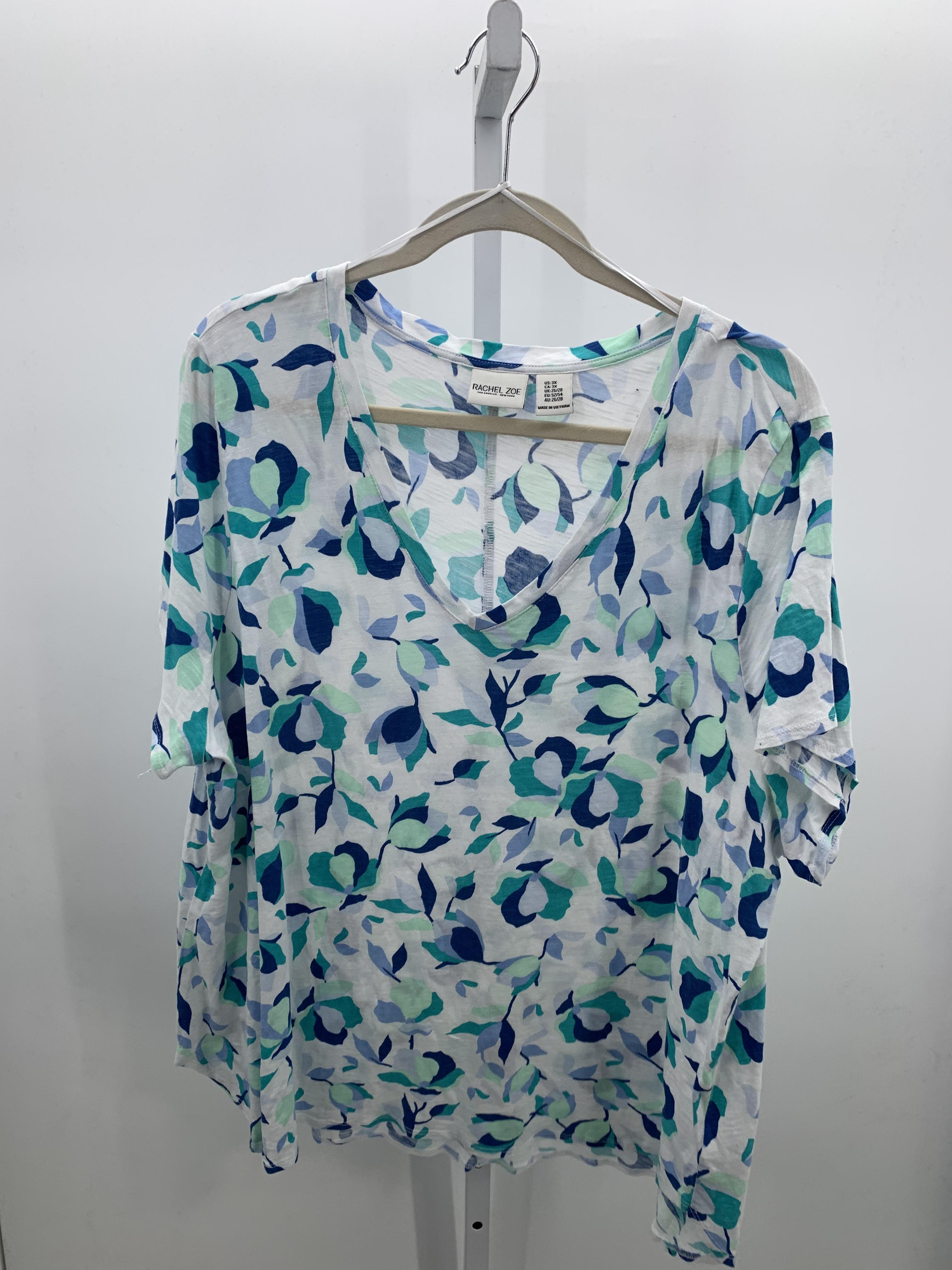 Rachel Zoe Size 3X Womens Short Sleeve Shirt