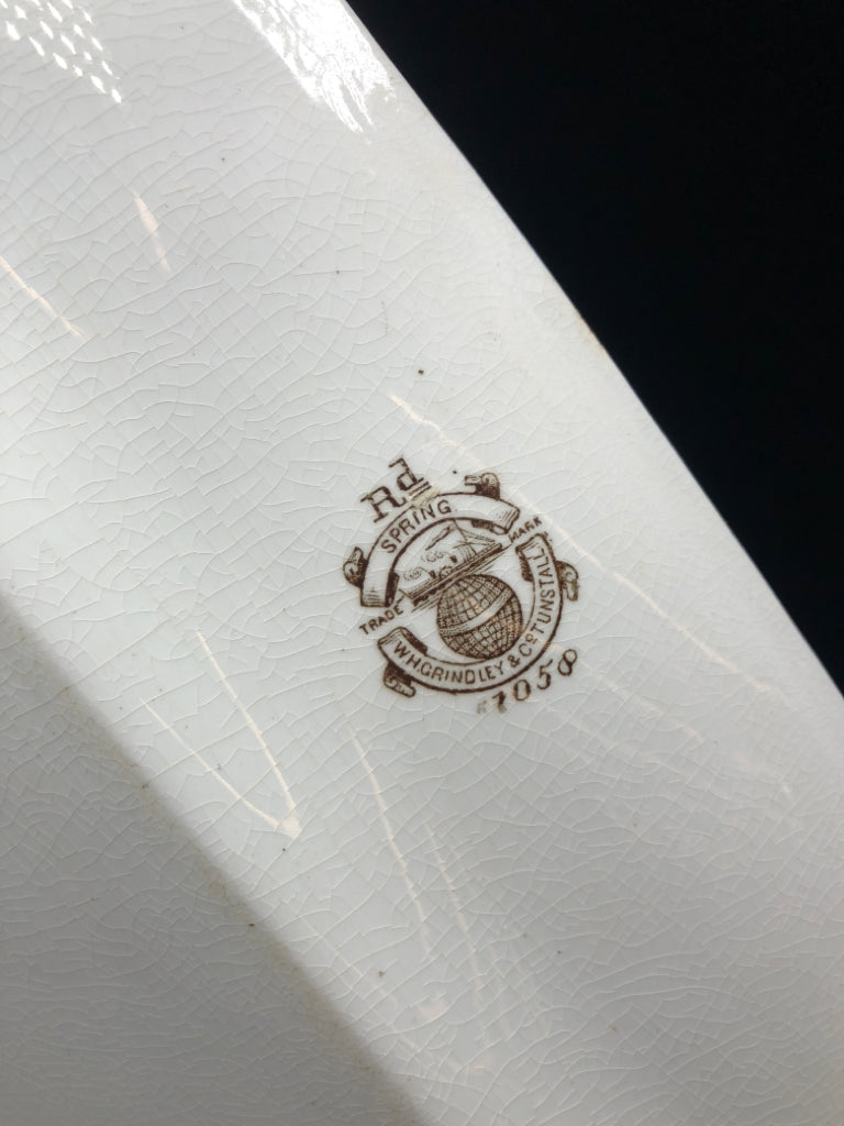 VTG WH GRINDLEY & COTUNSTALL SERVING PLATTER.