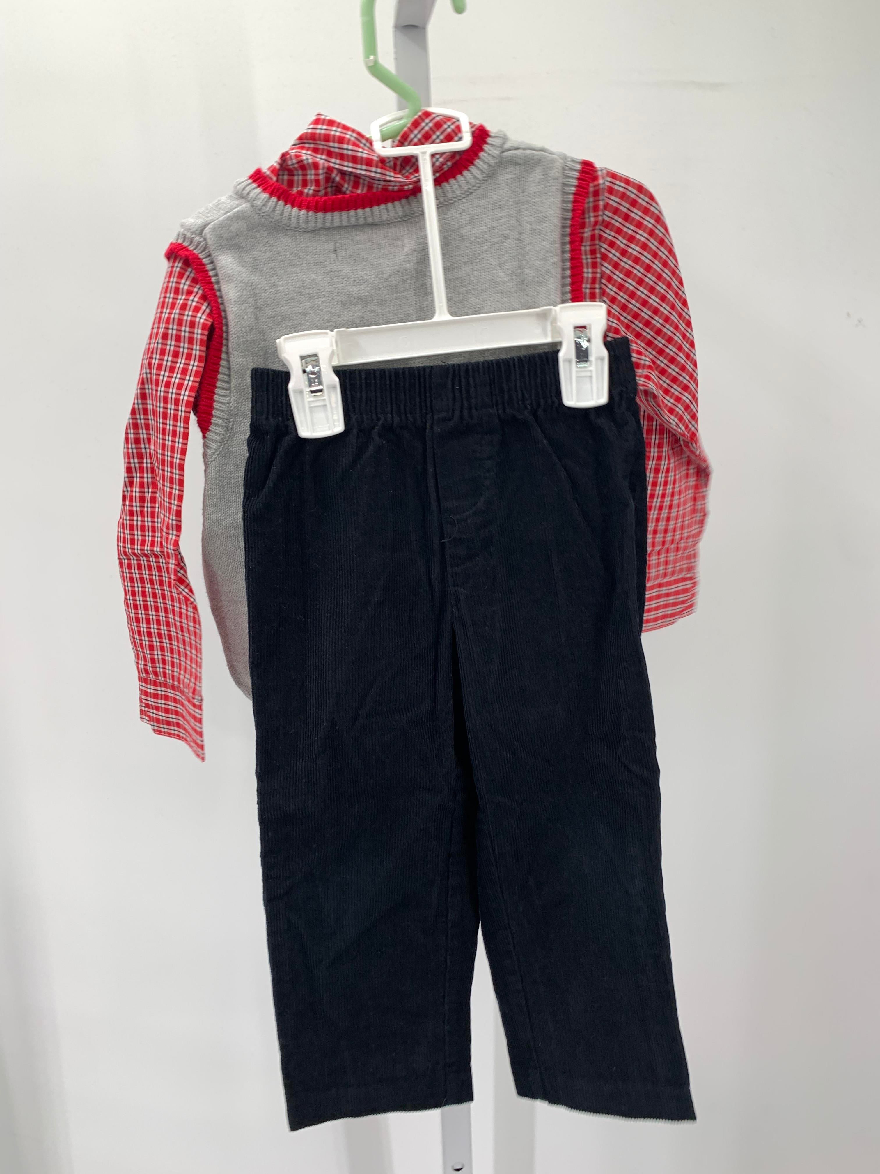 PENGUIN VEST PLAID SHIRT AND PANTS'