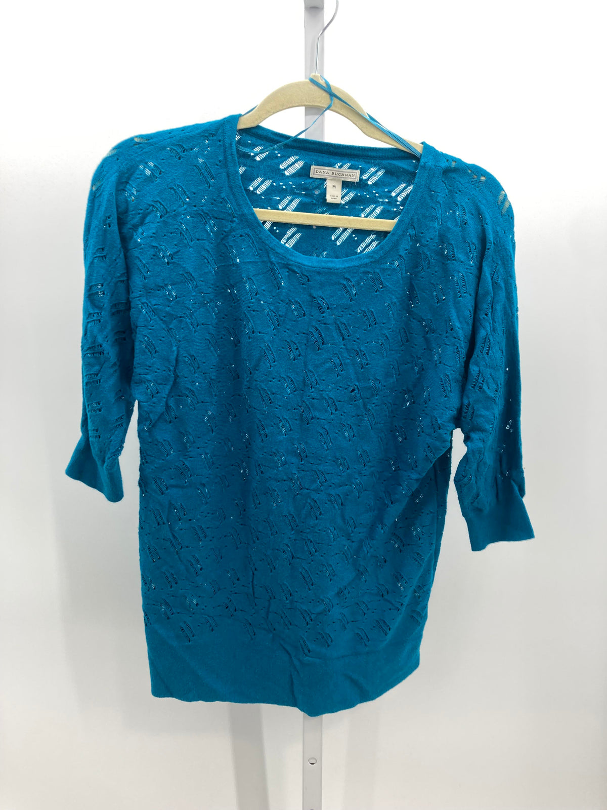 Dana Buchman Size Medium Misses 3/4 Sleeve Sweater