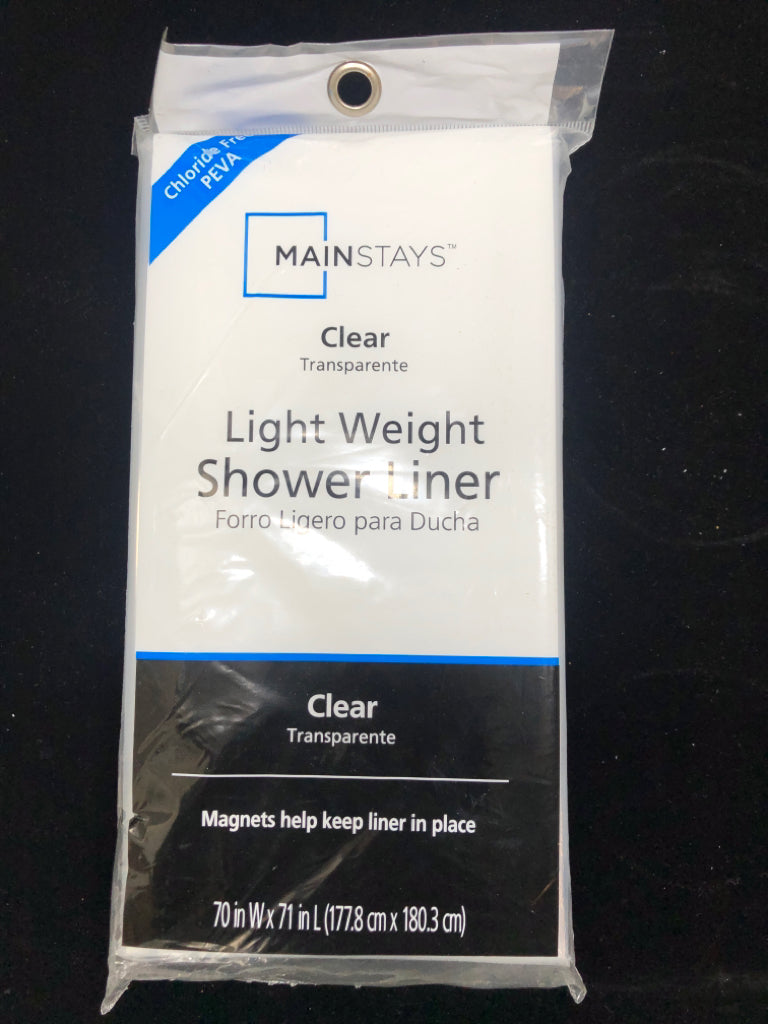 NIP CLEAR SHOWER LINER.