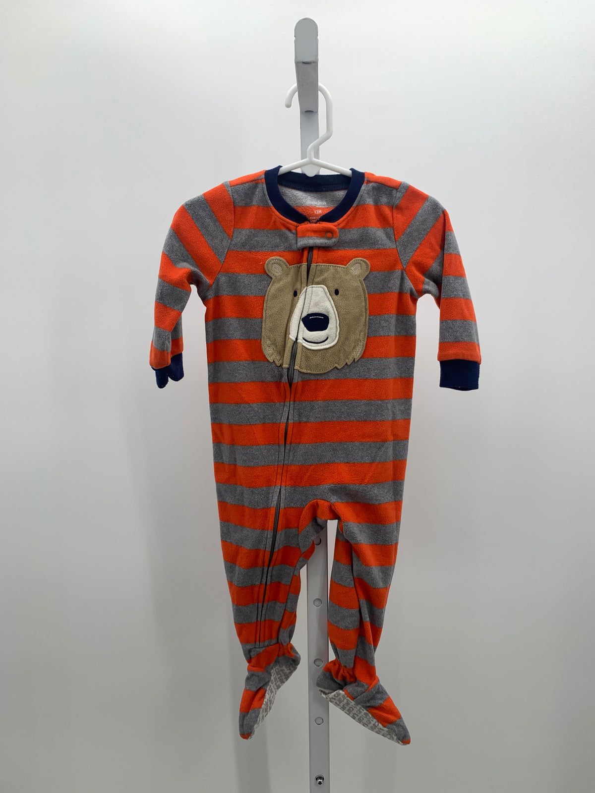 GREY STRIPES BEAR FLEECE
