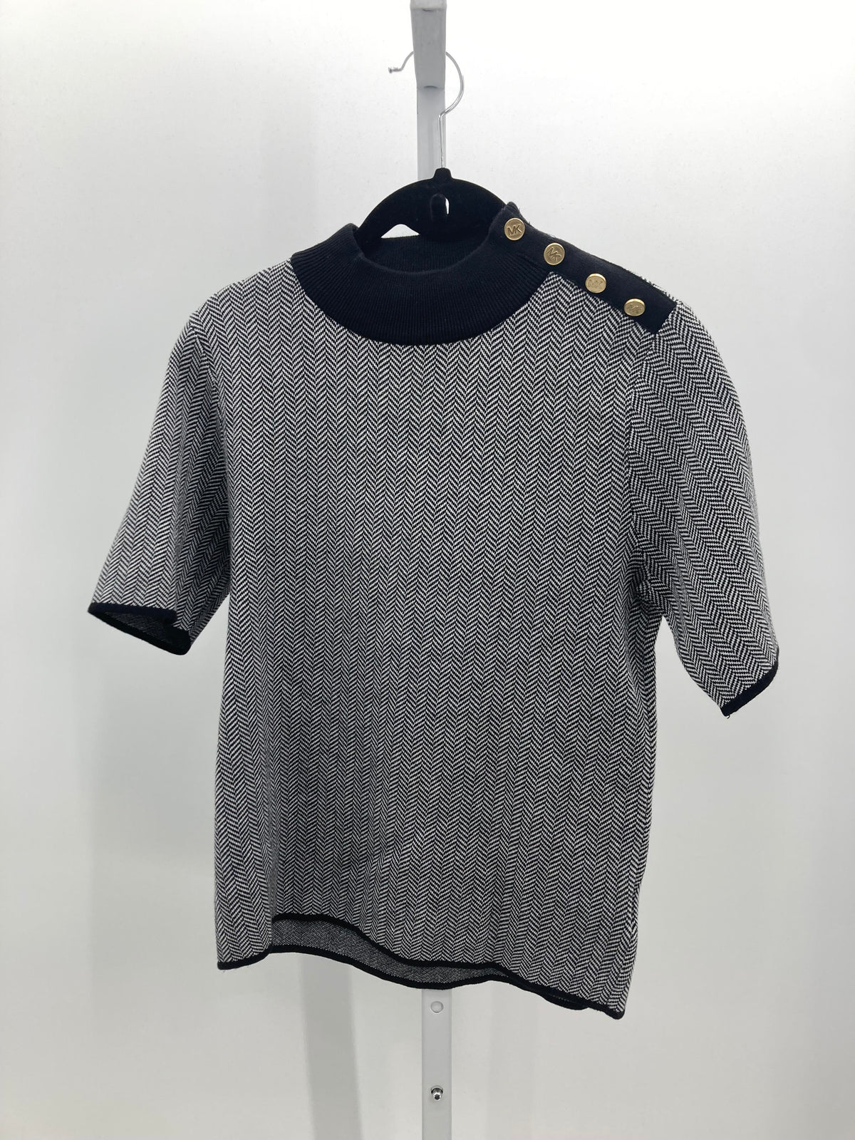 Michael Kors Size Small Misses Short Slv Sweater