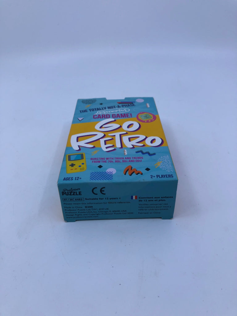 NIP GO RETRO CARD GAME.