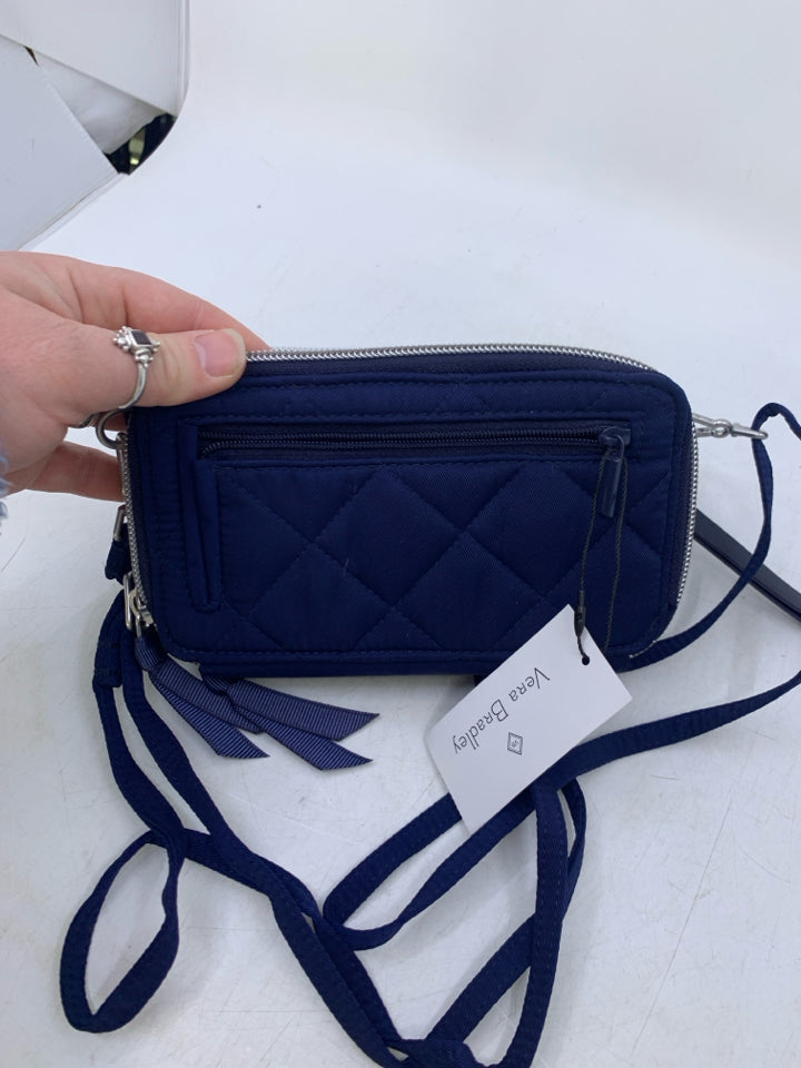 Vera Bradley RFID All In One Crossbody in Classic Navy- New With Tags