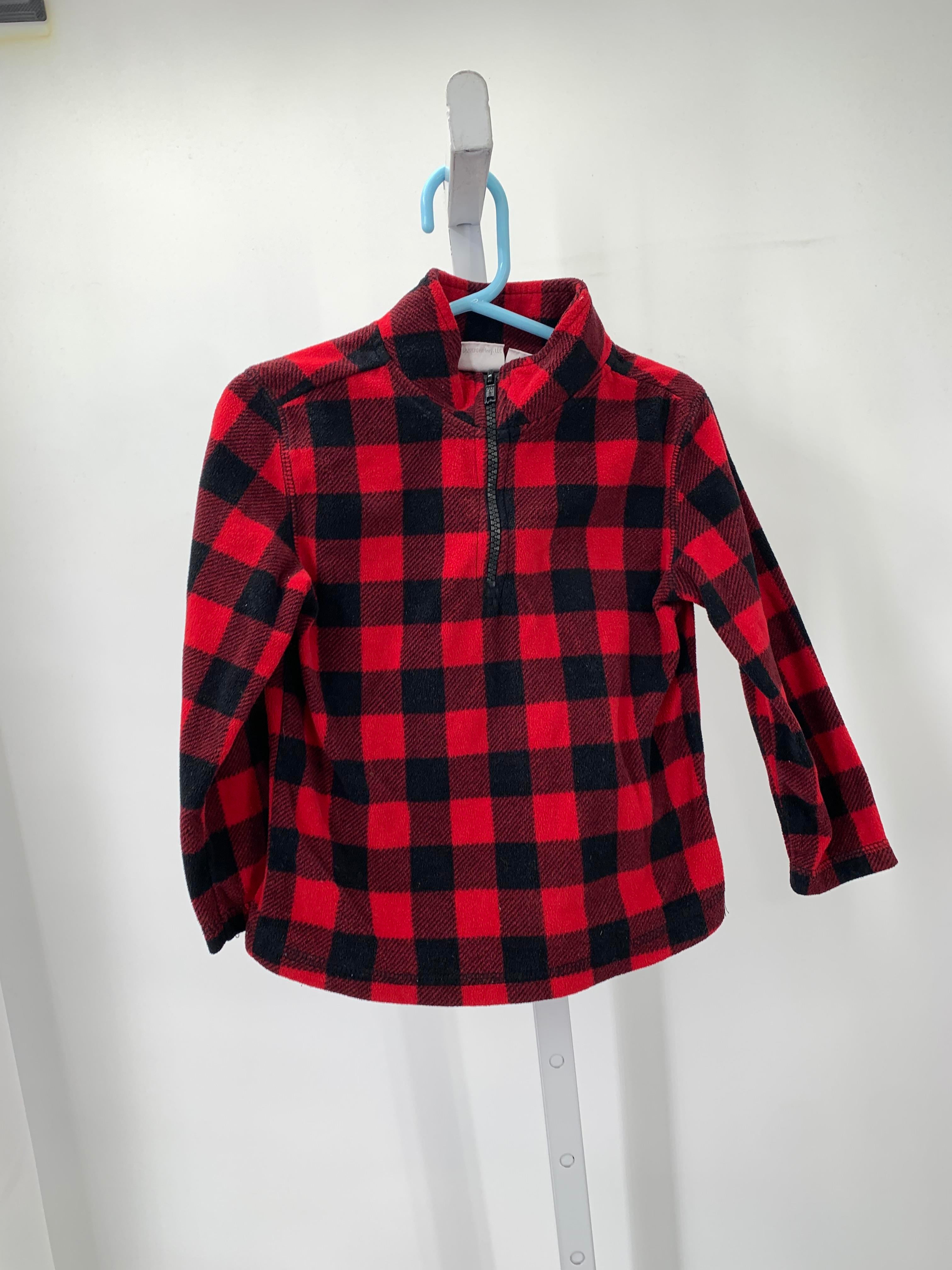 BLACK PLAID FLEECE